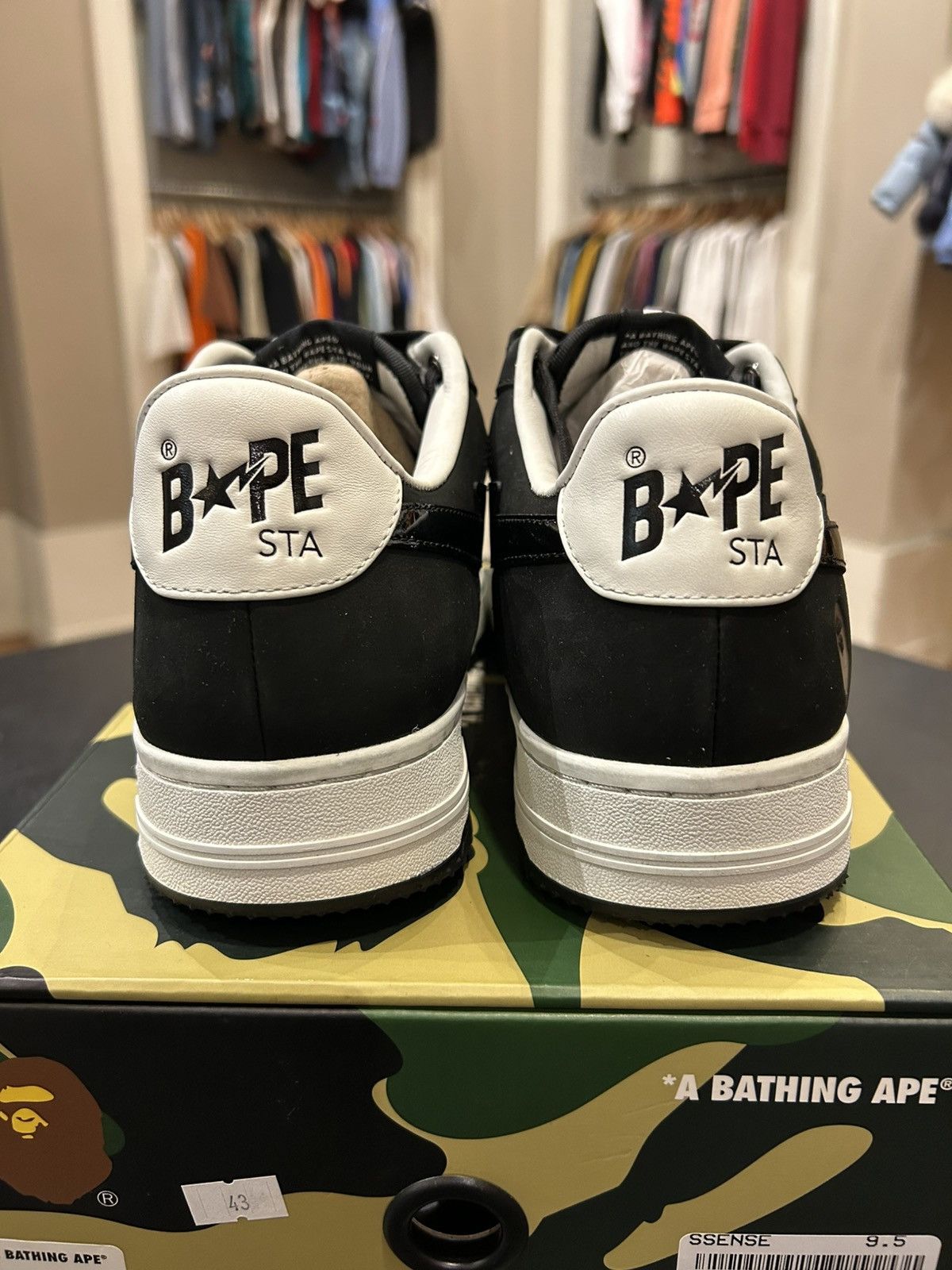 Bape Bape Sta #2 Black Roses Size US 9.5 / EU 42-43 - 3 Thumbnail