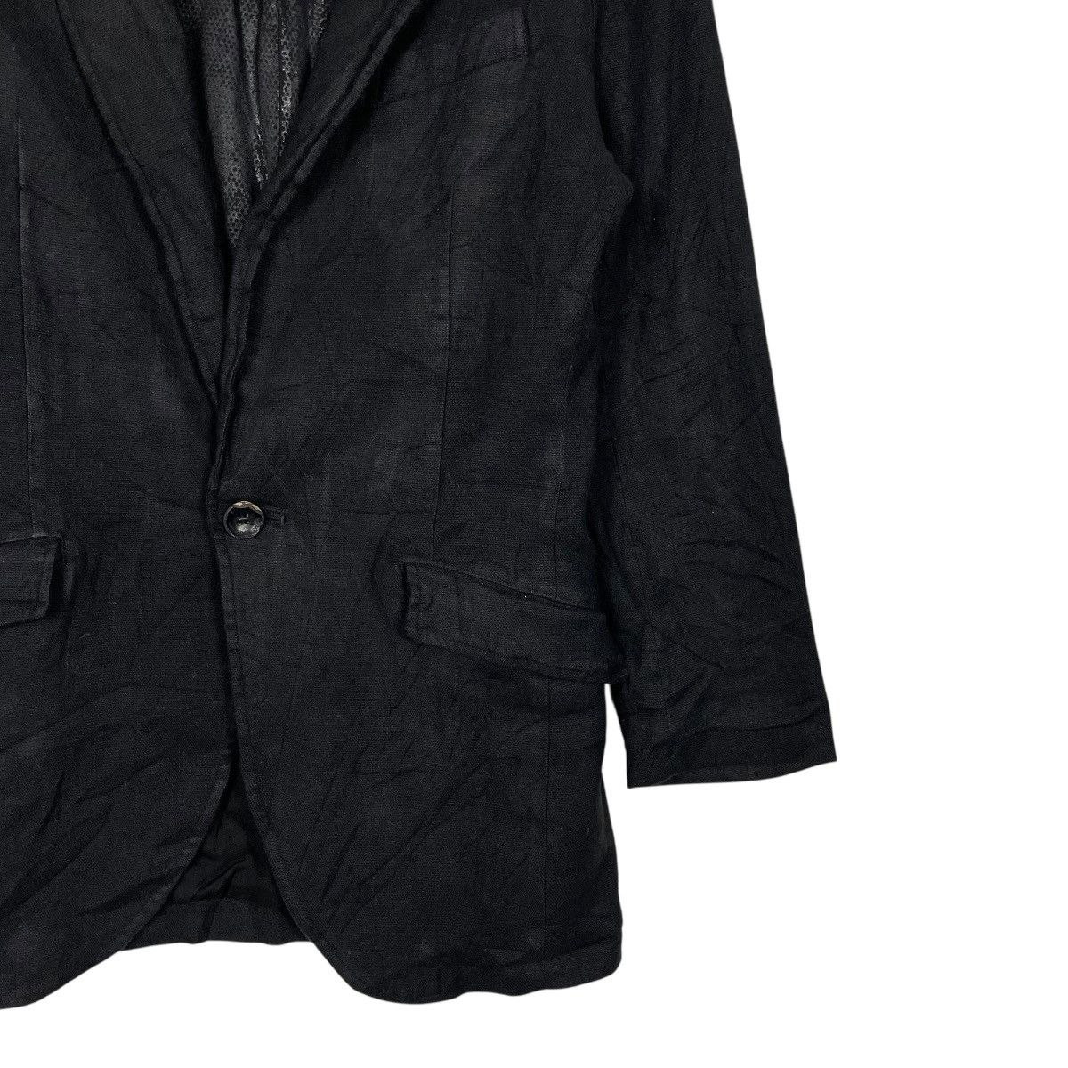 Isamu Katayama Backlash Isamu Katayama Backlash Linen Leather Jacket Size US S / EU 44-46 / 1 - 4 Thumbnail