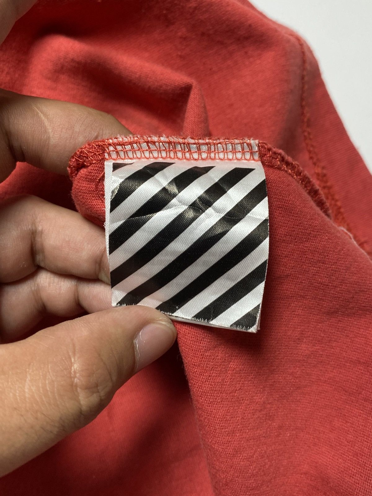 Off-White Off-White - OG Brushed Diagonal T-Shirt Size US M / EU 48-50 / 2 - 14 Thumbnail