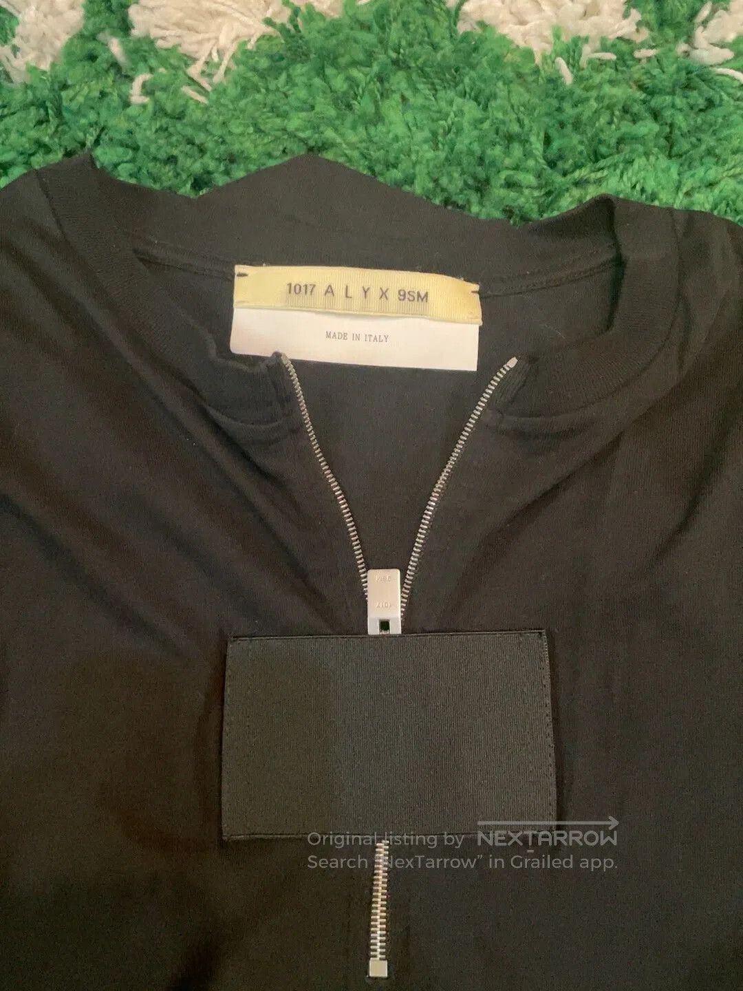 1017 ALYX 9SM 1017 Alyx 9SM Black Zip Tee. Size US XL / EU 56 / 4 - 4 Thumbnail