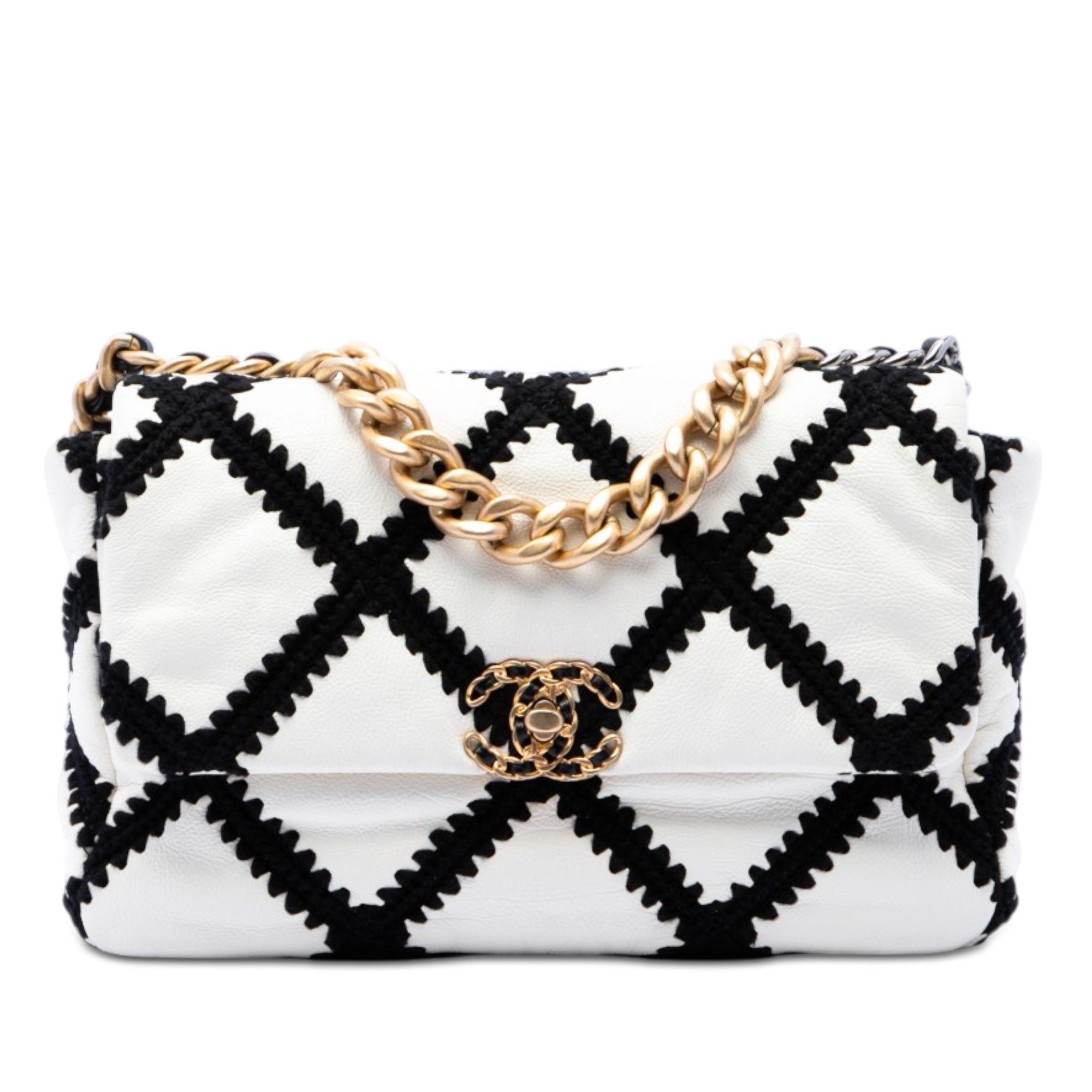Chanel Large Crochet Calfskin 19 Flap Size ONE SIZE - 1 Thumbnail