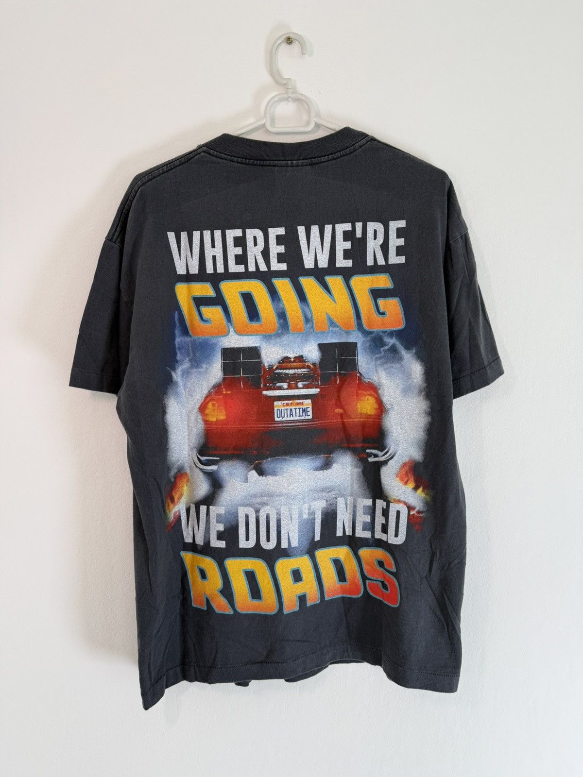 Vintage Back to the future movie merch vintage tee t shirt air mag Size US XL / EU 56 / 4 - 3 Thumbnail