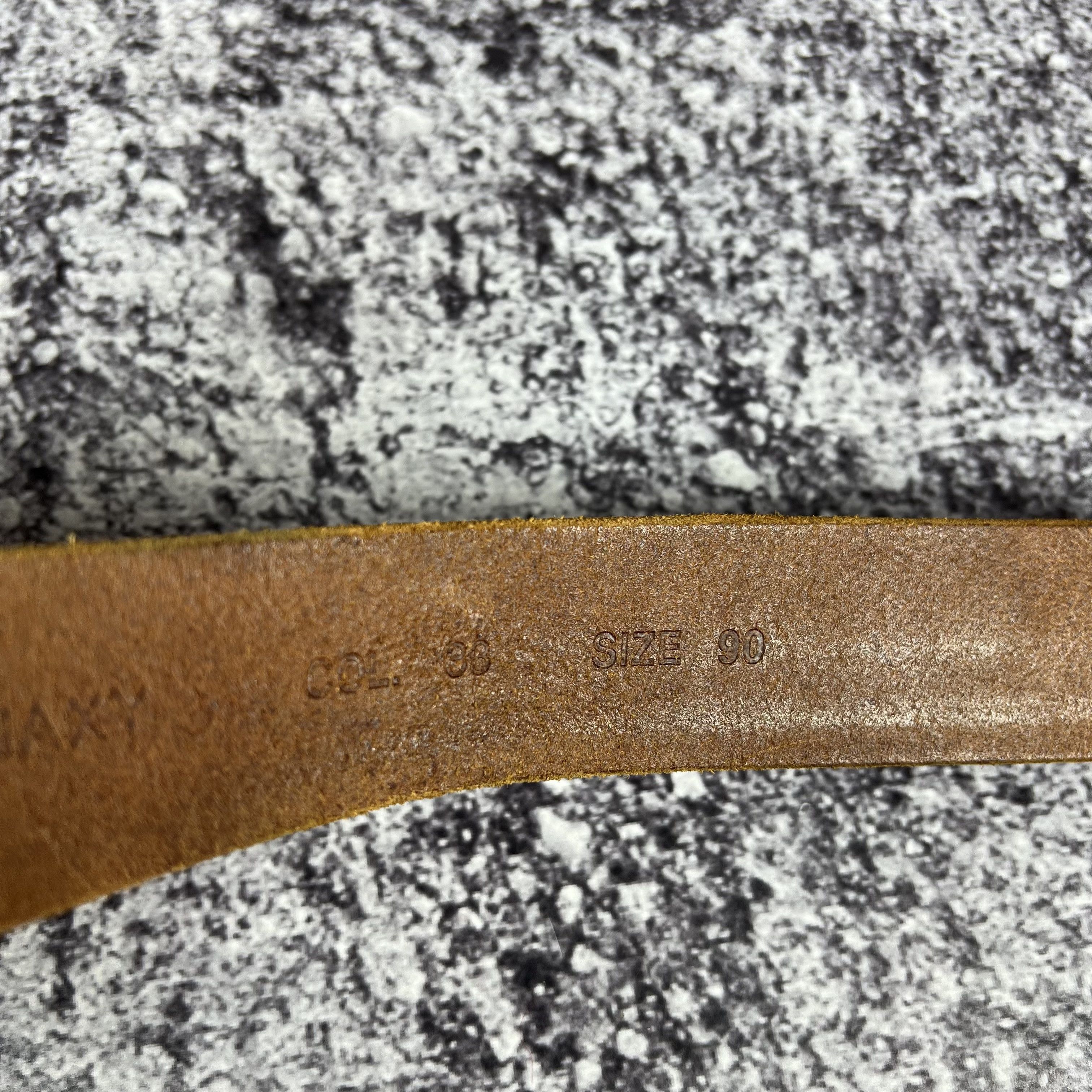 Diesel Diesel Belt Leather Made in Italy Size 90 Size ONE SIZE - 9 Thumbnail