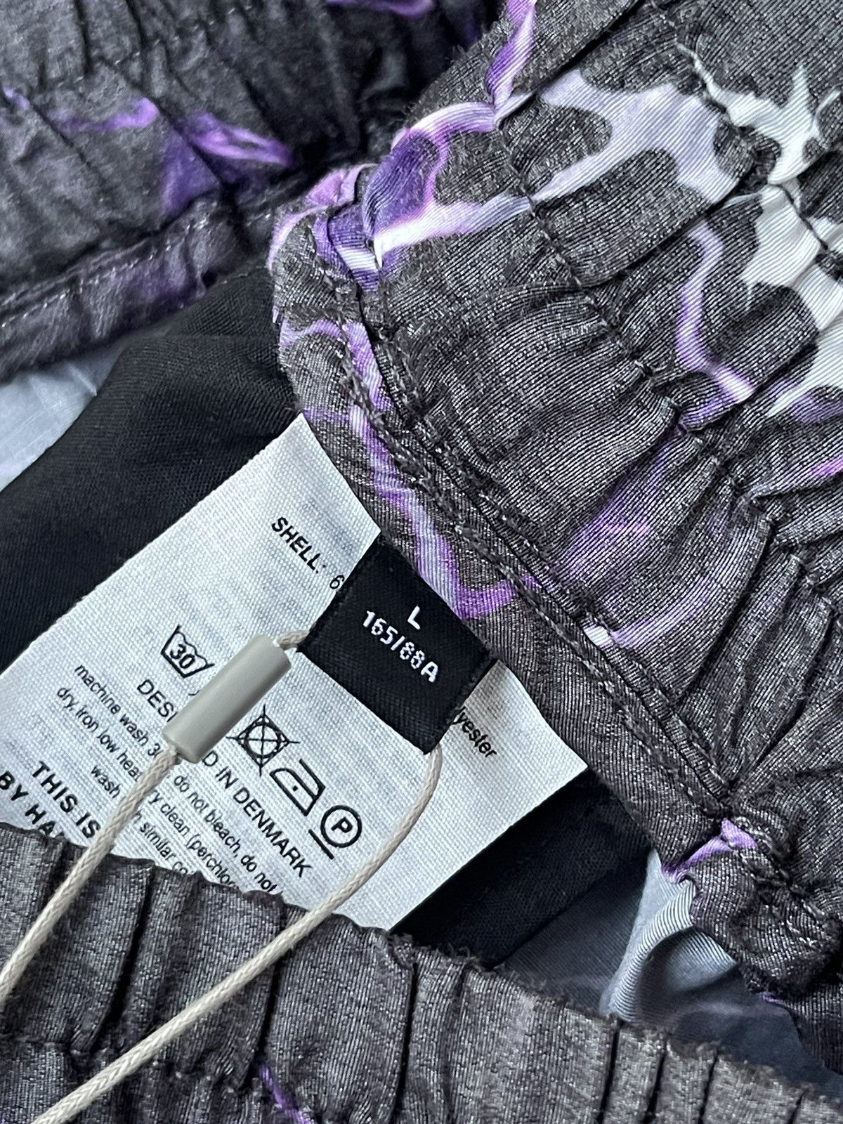 Han Kjobenhavn !DS! FW22 Han Kjobenhavn Purple Thunder Track Shorts Size US 34 / EU 50 - 22 Thumbnail