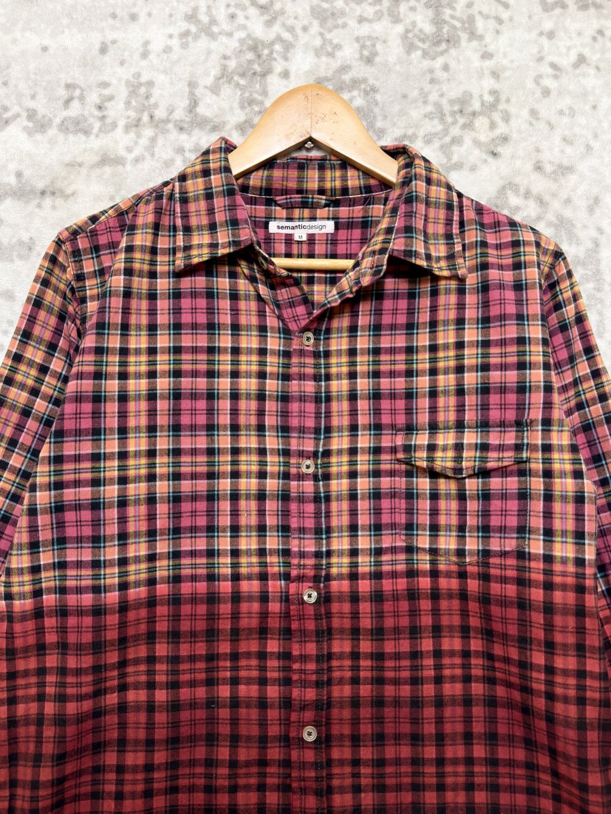 Flannel Vintage Semantic Design Reconstructed Flannel Rock Punk Size US S / EU 44-46 / 1 - 5 Thumbnail