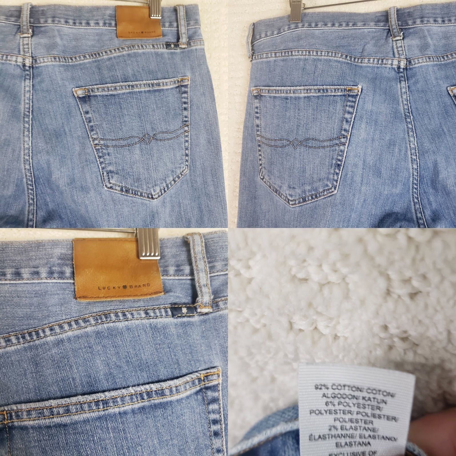 Lucky Brand Lucky Brand 410 Athletic Slim Denim Jeans Blue Men’s 38X30 Slim Straight 5-Pocket Logo USA Vintage No Size US 38 / EU 54 - 8 Thumbnail
