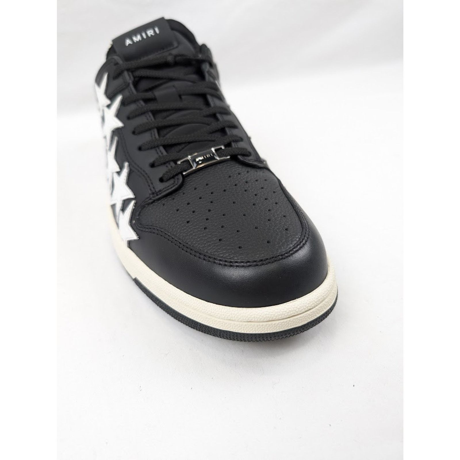 Amiri o1rshd1 Stars Low-Top Sneakers in Black/White Size US 13 / EU 46 - 5 Thumbnail