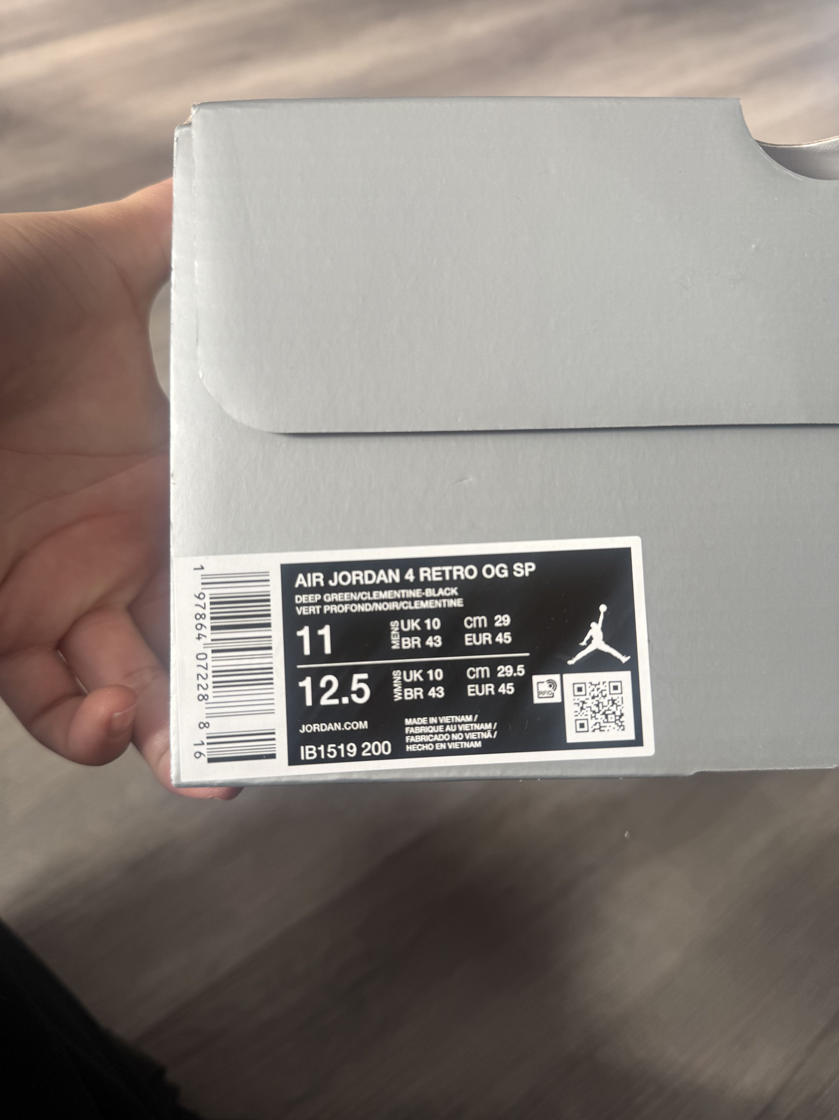 Nike × Undefeated Undefeated X Air Jordan4 Size US 11 / EU 44 - 10 Thumbnail