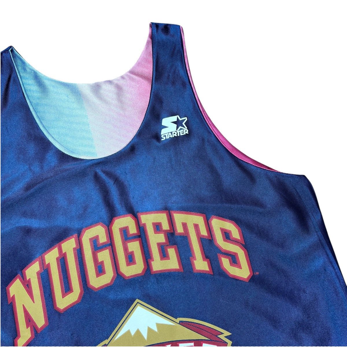 Starter 1990s NBA Denver Nuggets Starter Reversible Practice Jersey Size US XL / EU 56 / 4 - 17 Thumbnail
