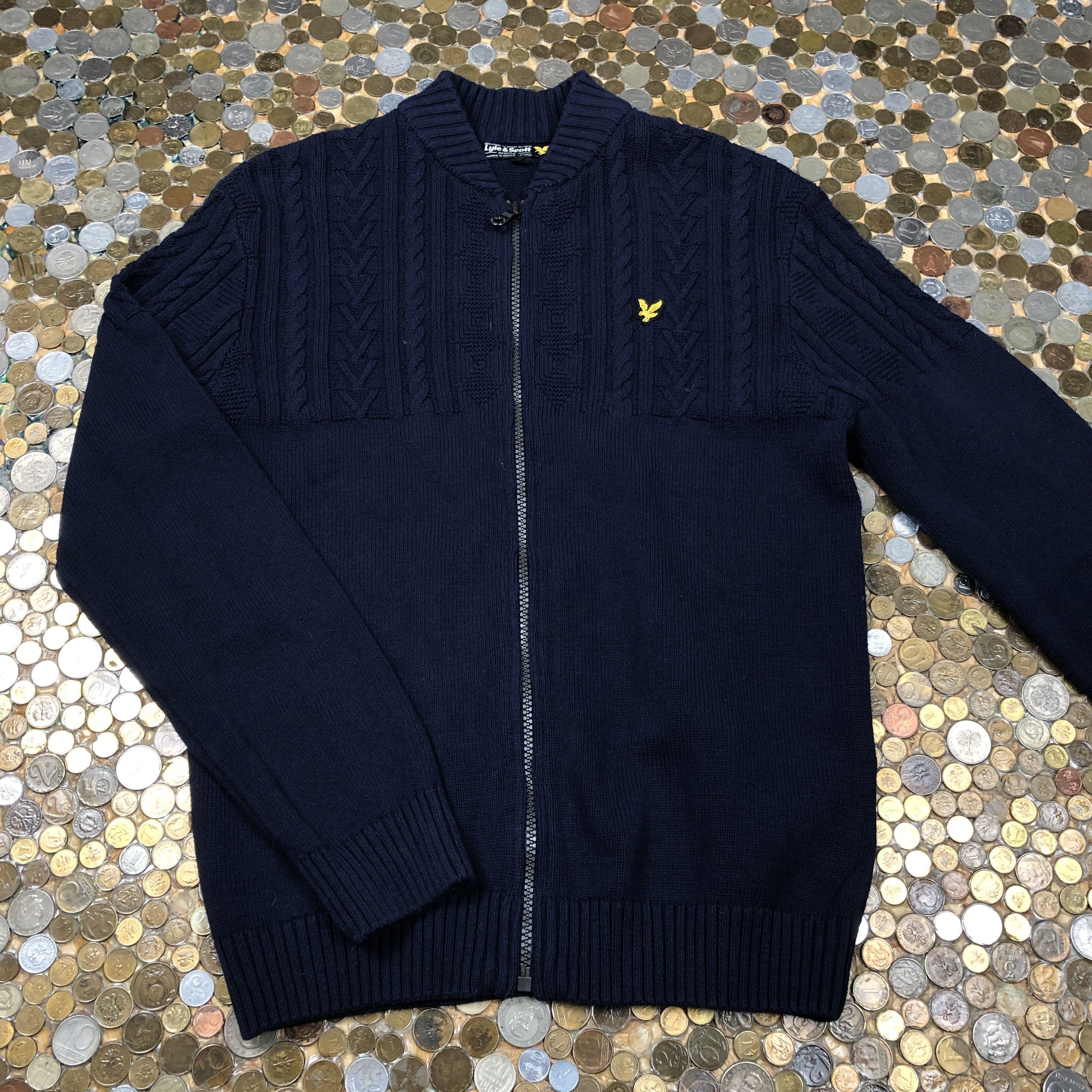 Lyle & Scott Lyle & Scott zip Sweater Knitwear 90's Size US S / EU 44-46 / 1 - 1 Thumbnail