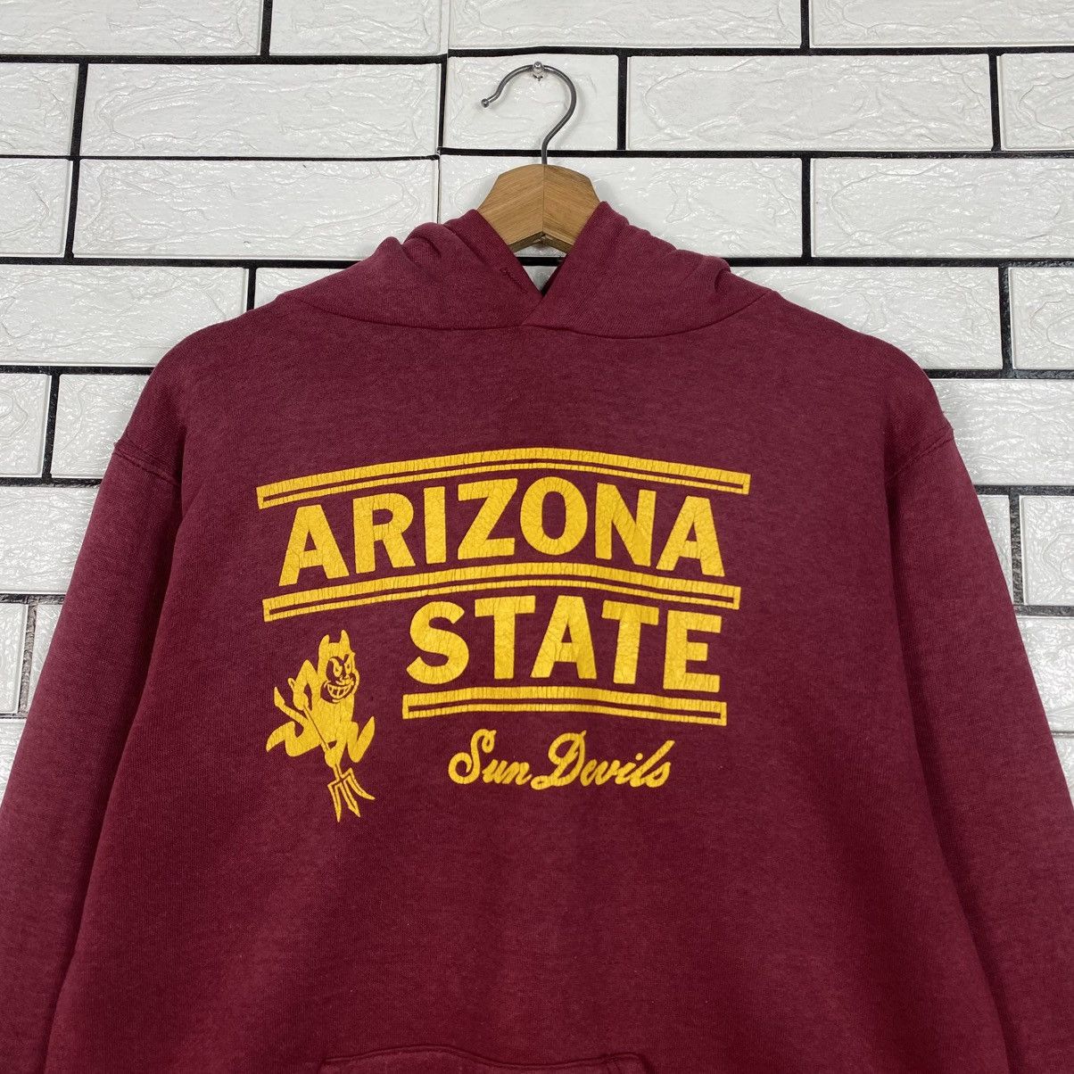 Toyo Enterprises 📌Vintage Hoodie Pull Over Arizona State Sun Devils Size US M / EU 48-50 / 2 - 13 Thumbnail