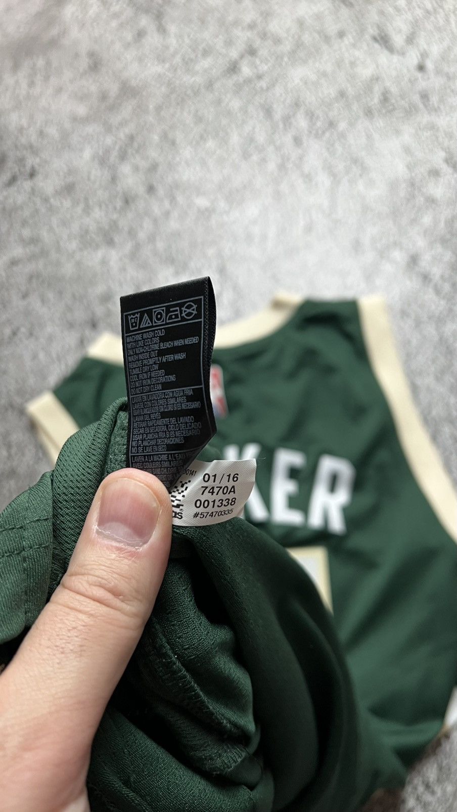 Adidas Milwaukee Bucks NBA Jabari Parker adidas vintage jersey Size US M / EU 48-50 / 2 - 7 Thumbnail