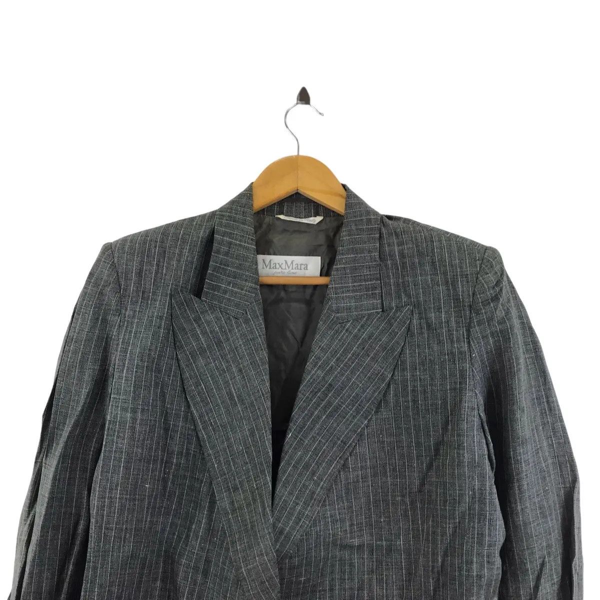 Max Mara Vintage MAX MARA PURO LINO Collection Made In Italy Coat Size S / US 4 / IT 40 - 2 Thumbnail