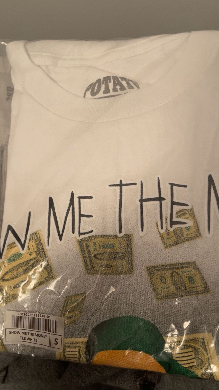 Imran Potato Imran Potato Show Me The Money Shirt White Small Size US S / EU 44-46 / 1 - 1 Thumbnail