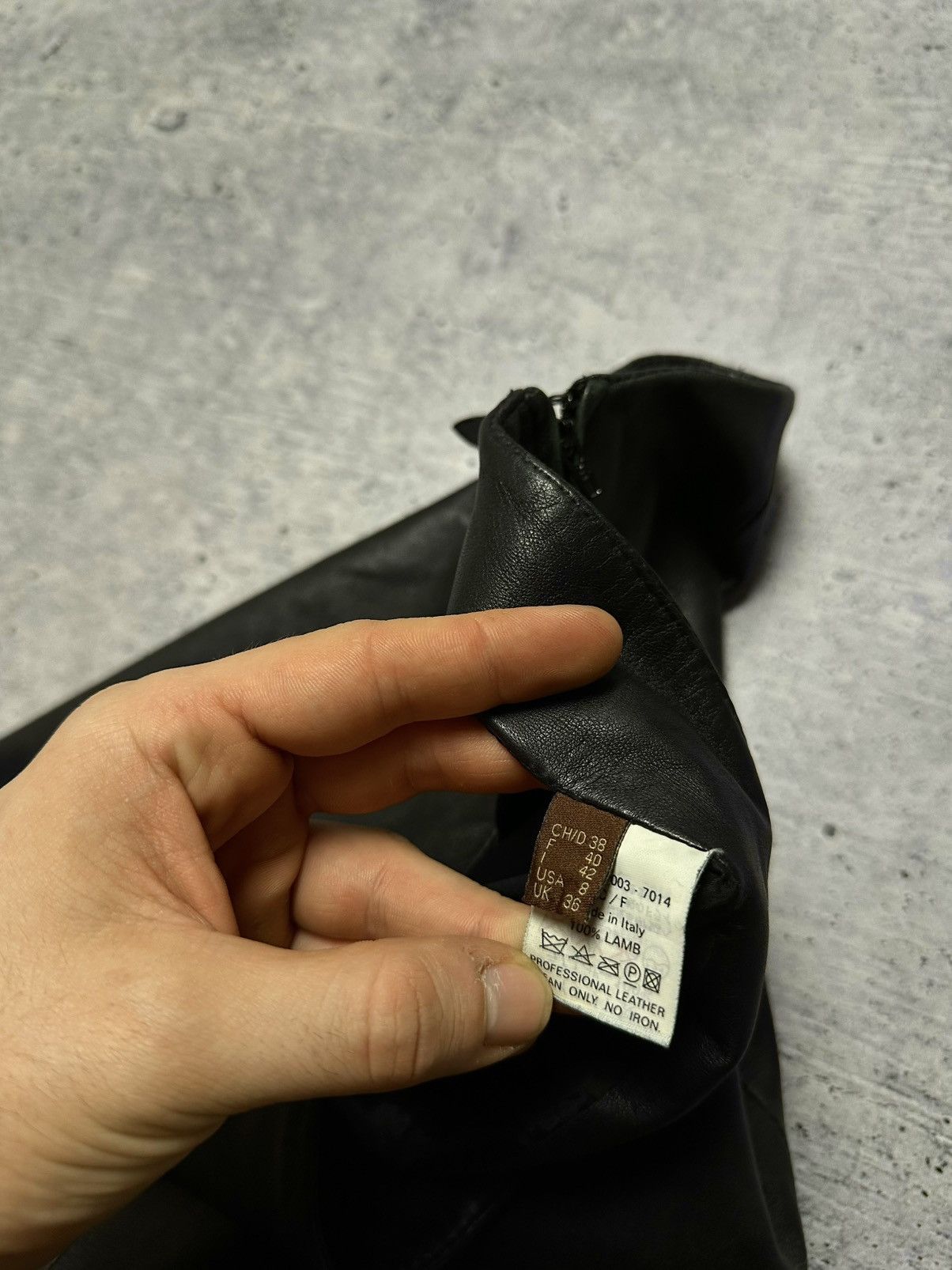 Bally Vintage Bally LAMB Riding Lined Leather Pants Size 30" / US 8 / IT 44 - 6 Thumbnail