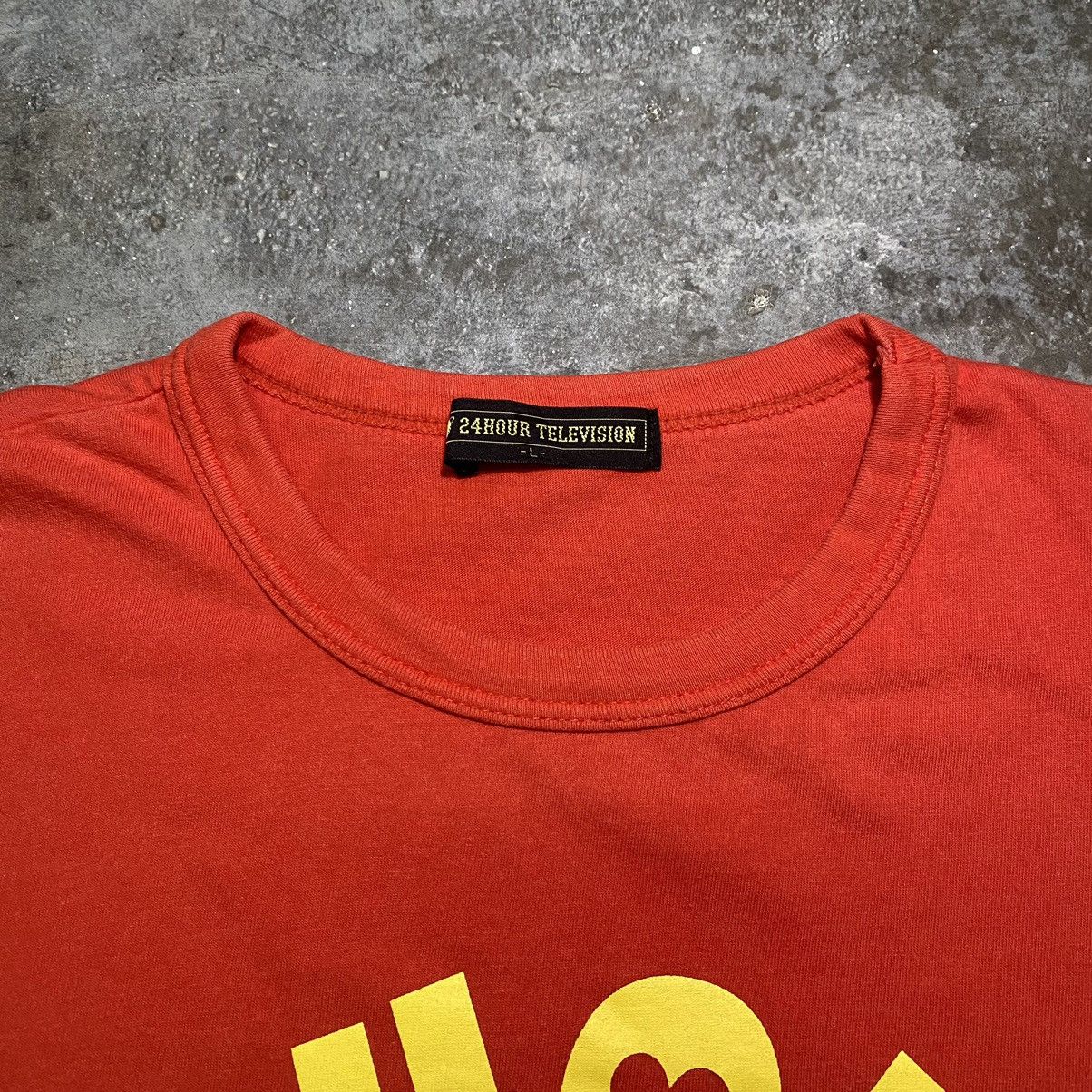 Bape × Nigo 2008 BAPE 24 HOUR TELEVISION T SHIRT NIGO COLLAB PROMO Size US L / EU 52-54 / 3 - 2 Thumbnail