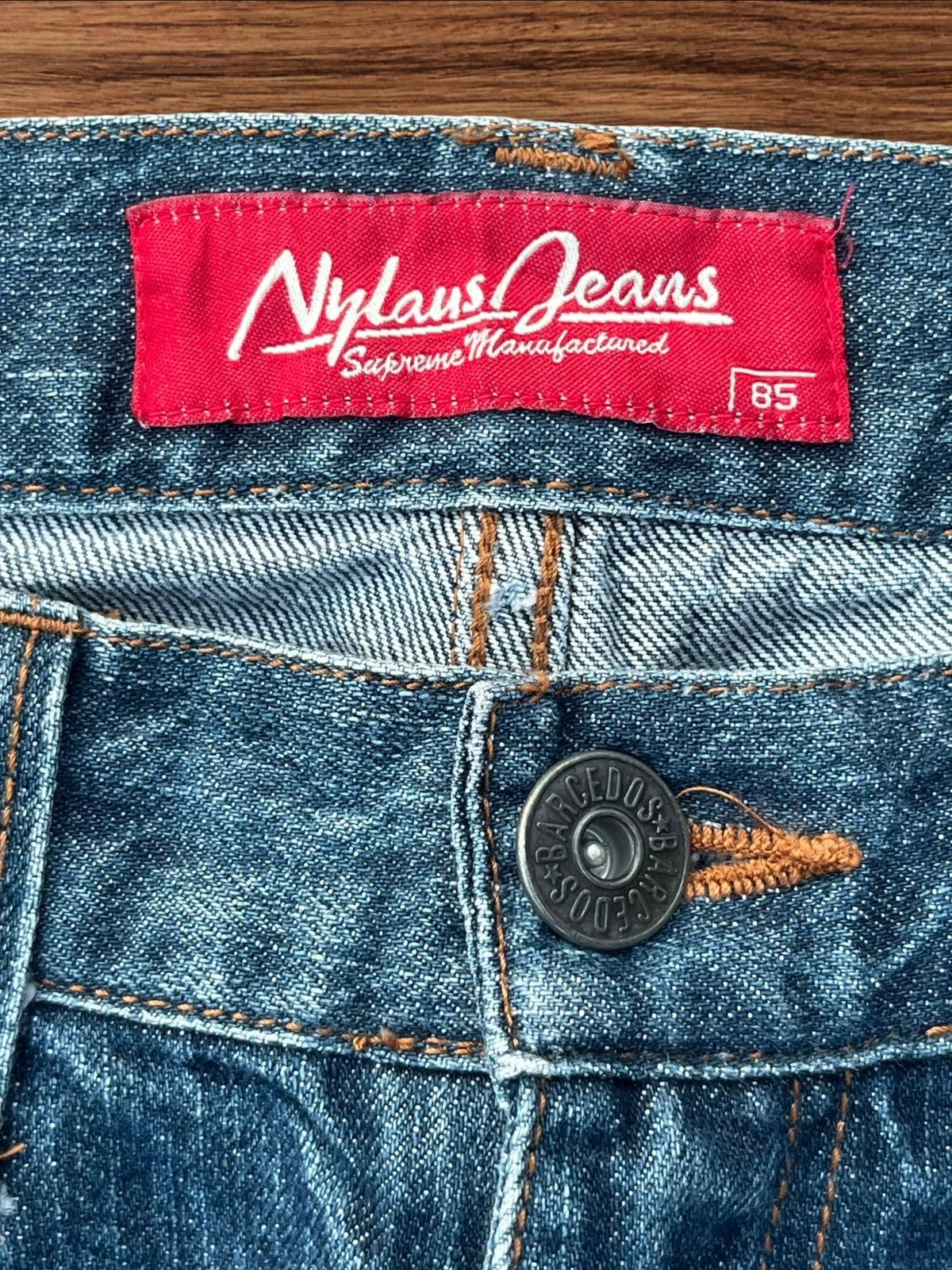 Japanese Brand Vintage Japanese Brand Blue Washed Mid Rise Relaxed Fit Jean Size US 32 / EU 48 - 7 Thumbnail