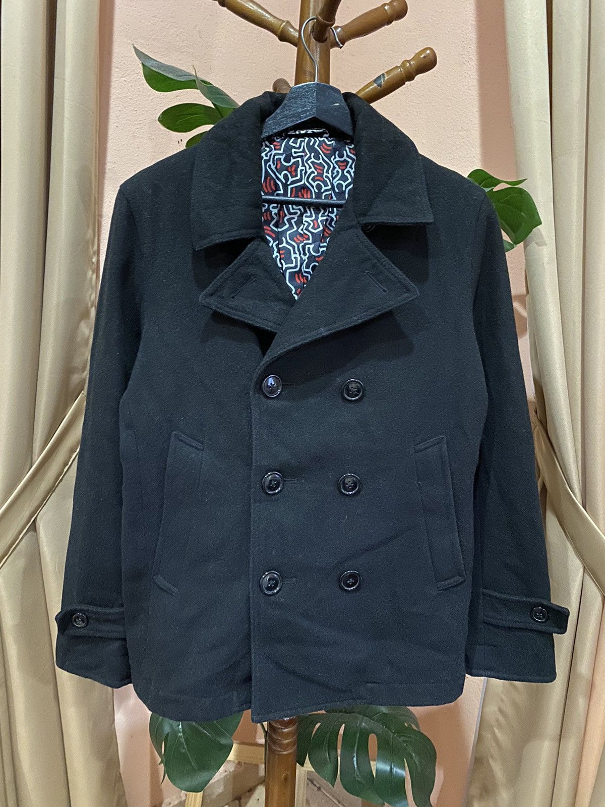 Keith Haring Browny x Keith Haring Crossover Double-Breasted Peacoat Size US S / EU 44-46 / 1 - 3 Thumbnail