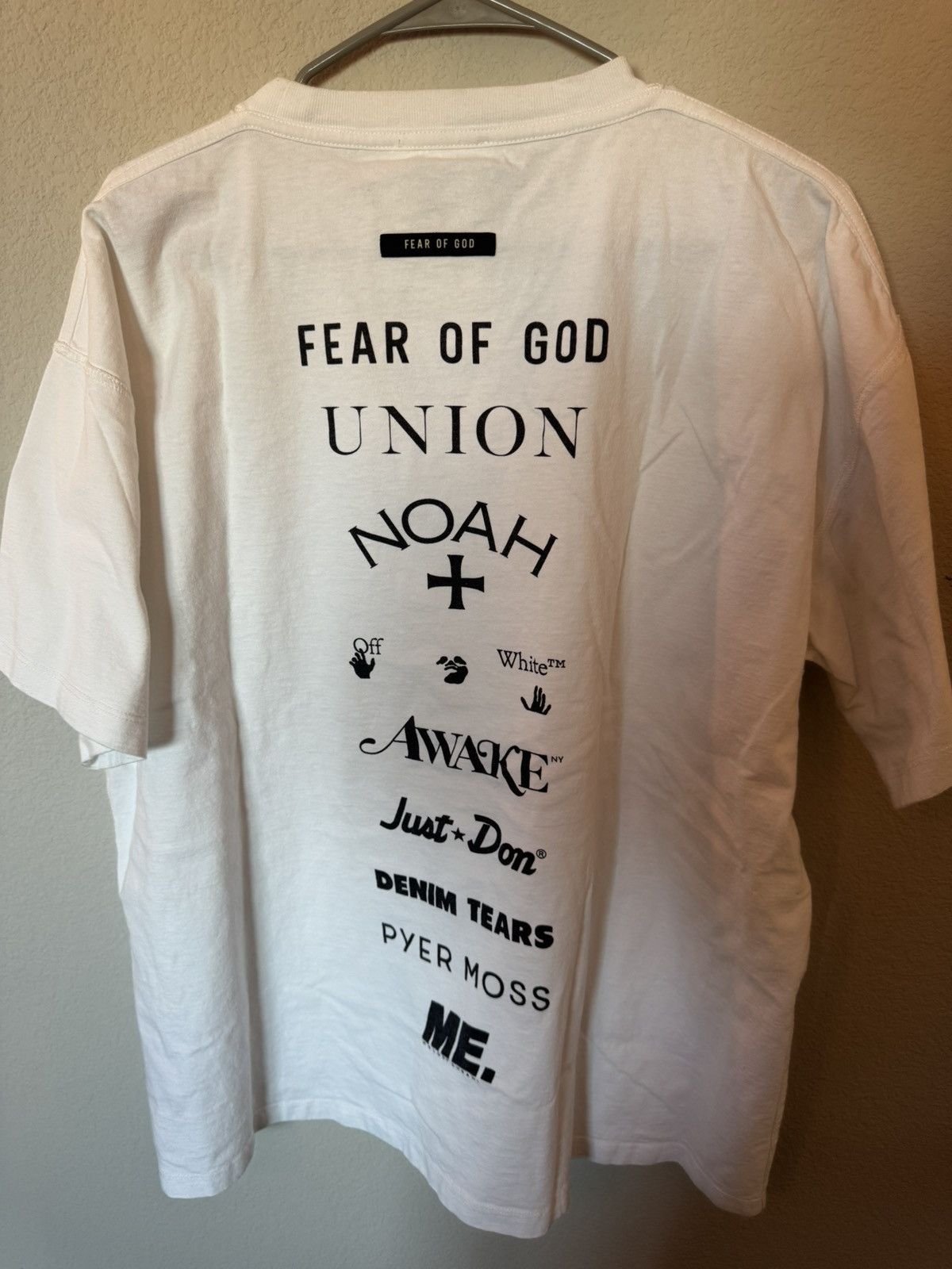 Fear of God Fear of God George Floyd Tee Size US L / EU 52-54 / 3 - 4 Thumbnail