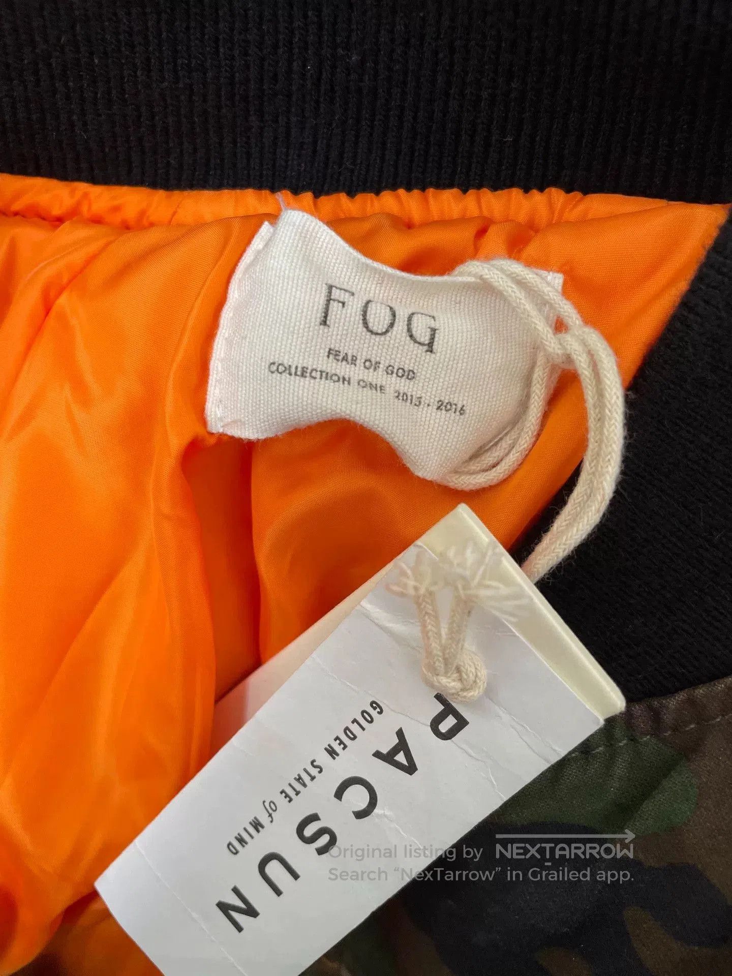 Fear of God Fear of God FOG Camouflage Bomber Jacket. Size US L / EU 52-54 / 3 - 3 Thumbnail