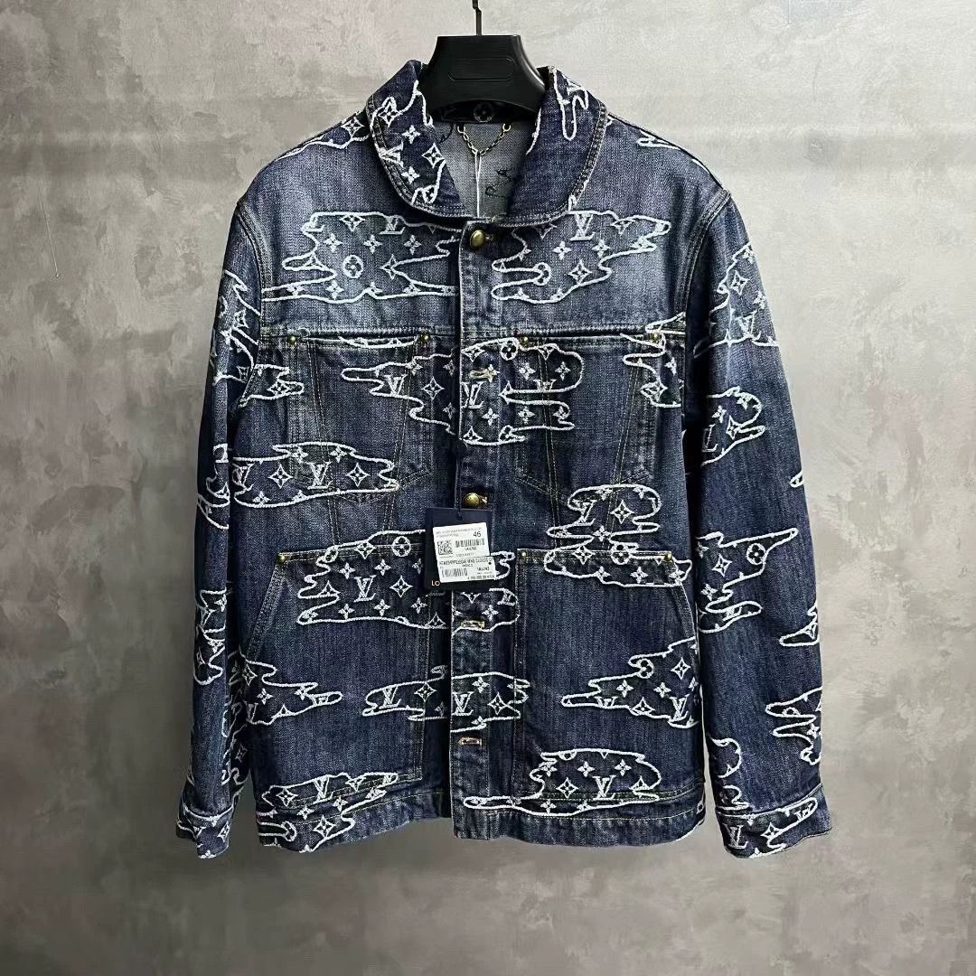 Louis Vuitton louis vuitton cloud denim work jacket Size US L / EU 52-54 / 3 - 1 Thumbnail