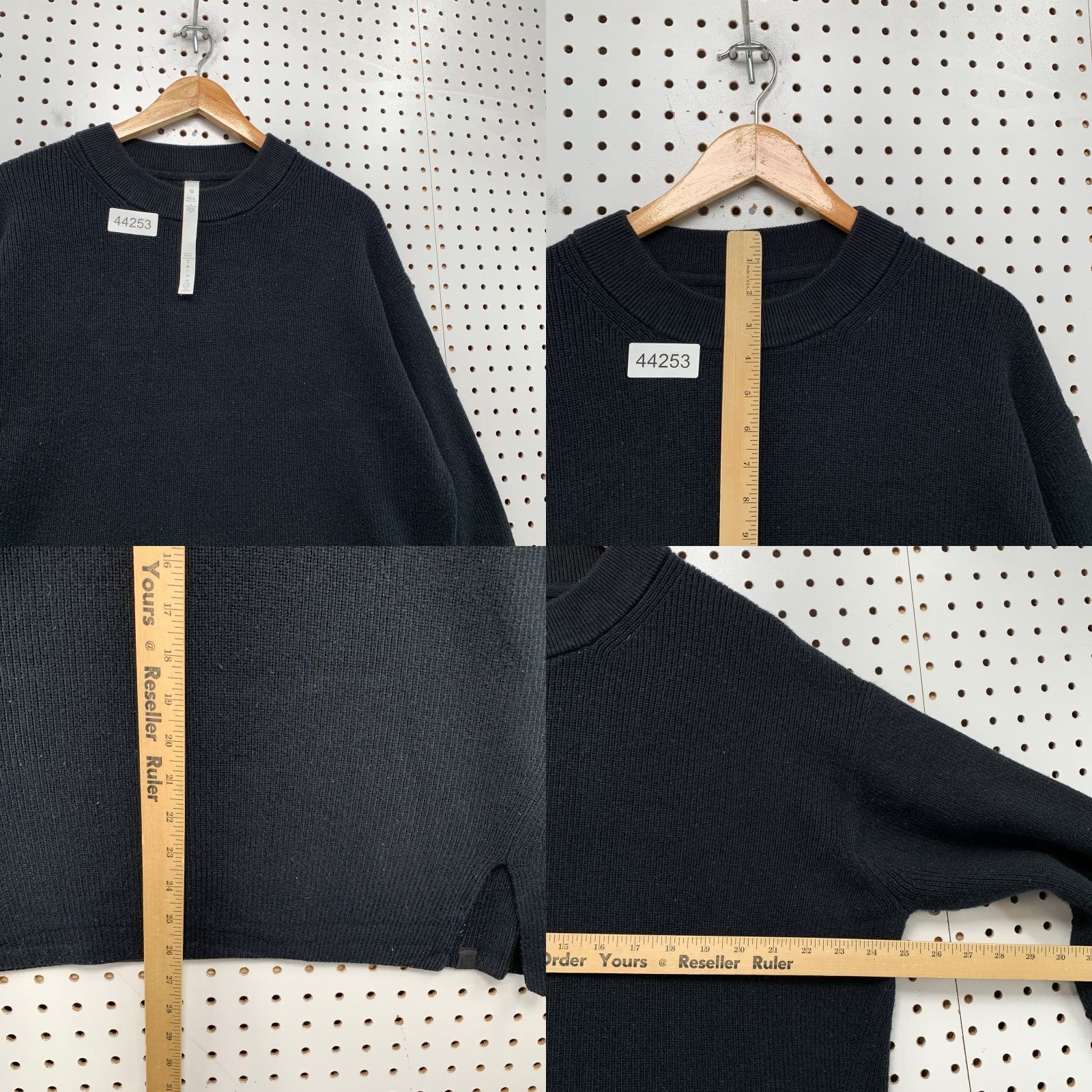 Lululemon Lululemon Merino Wool Pullover Sweater Womens Size 12 Black RIb Knit Size XL / US 12-14 / IT 48-50 - 8 Thumbnail
