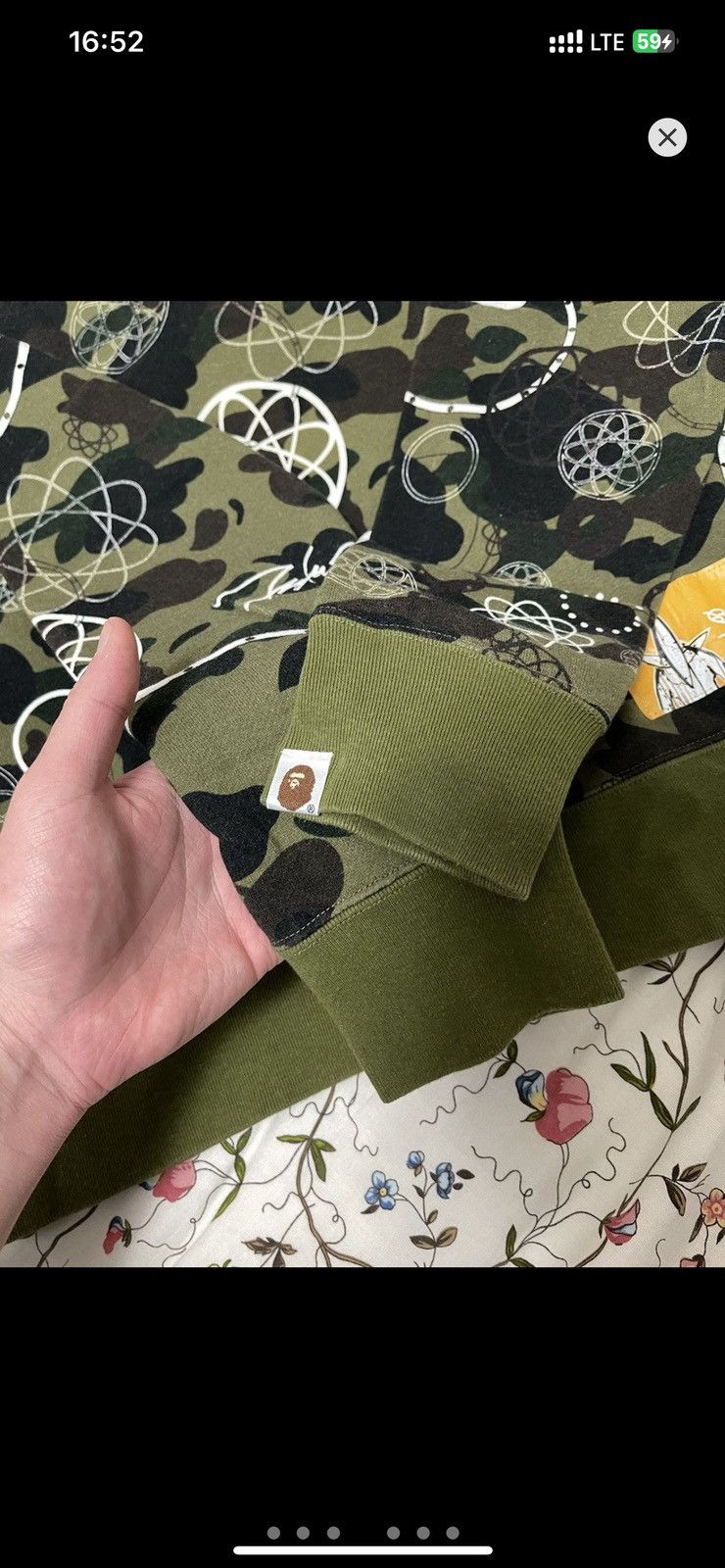 Bape × Futura RARE‼️ Bape x Futura Graffiti Green Camo Crewneck Sweatshirt Size US M / EU 48-50 / 2 - 4 Thumbnail
