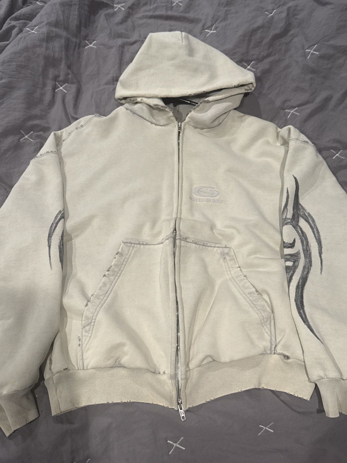 Balenciaga 2024 Balenciaga Tribal Zip Up Size US S / EU 44-46 / 1 - 1 Thumbnail