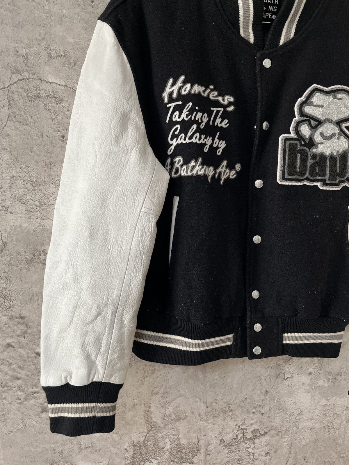 Bape Bape 1990-2000's Varsity Jacket Size US XL / EU 56 / 4 - 2 Thumbnail