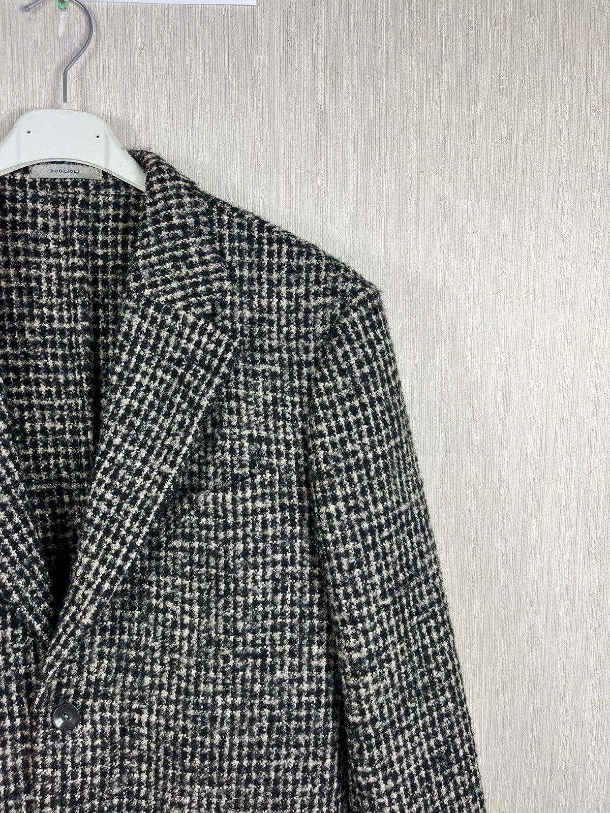 Boglioli Boglioli wool mohair alpaca blazer patterned plaid jacket Size 50R - 3 Thumbnail