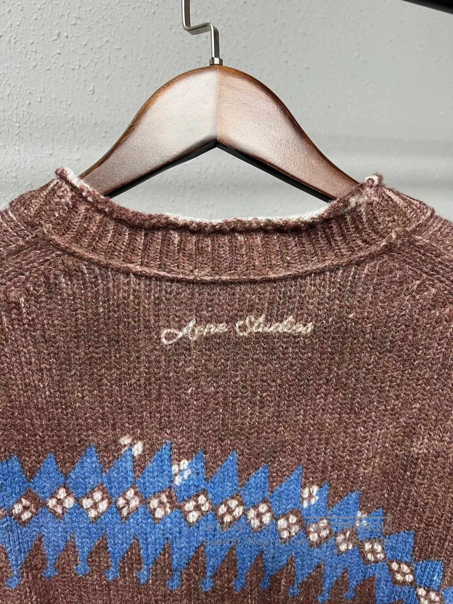 Acne Studios acne studios knit cardigan in brown and white. Size S / US 4 / IT 40 - 3 Thumbnail