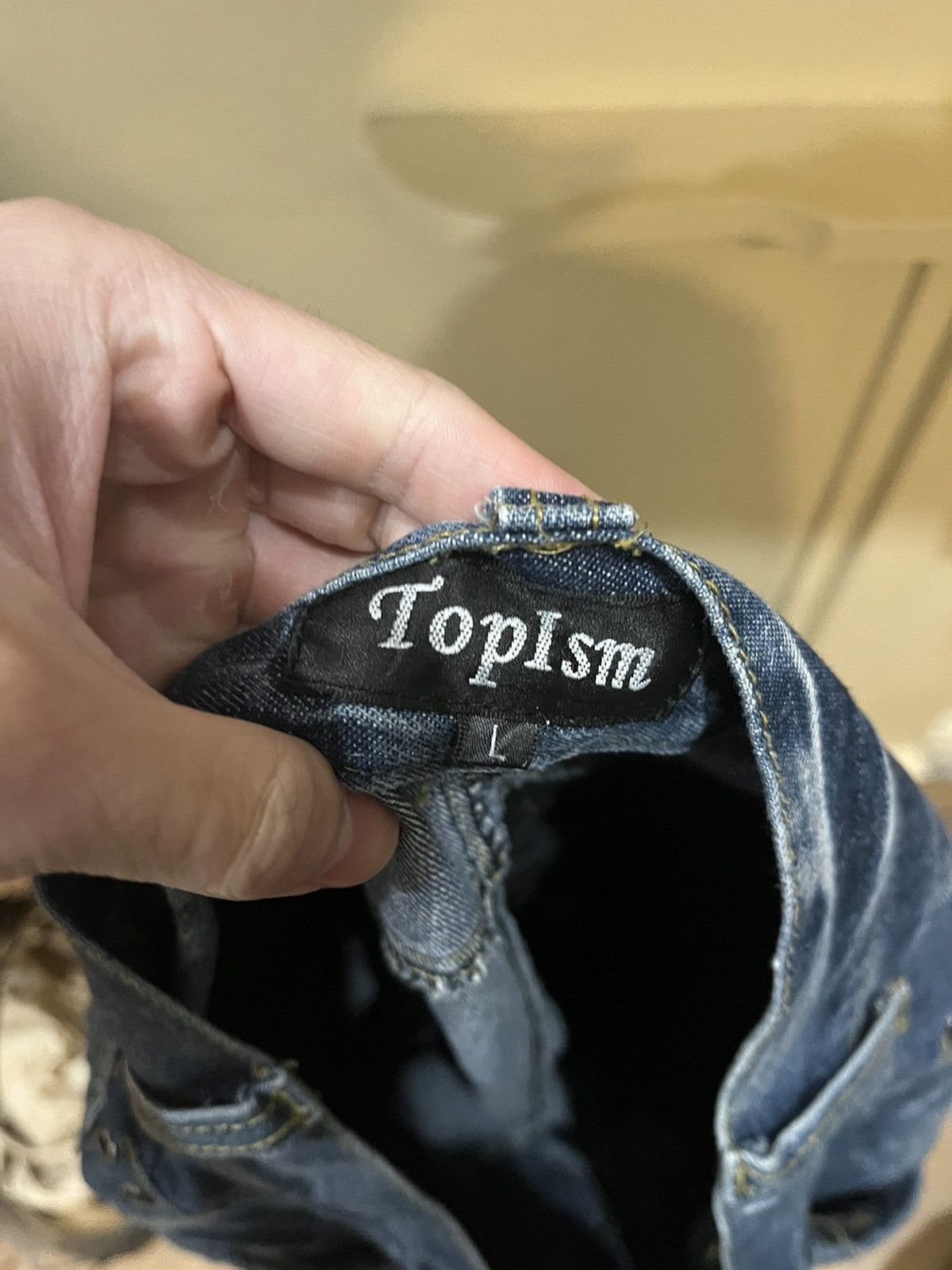 Japanese Brand Japanese brand TOPISM denim flared pants lace-up punk Size US 32 / EU 48 - 3 Thumbnail
