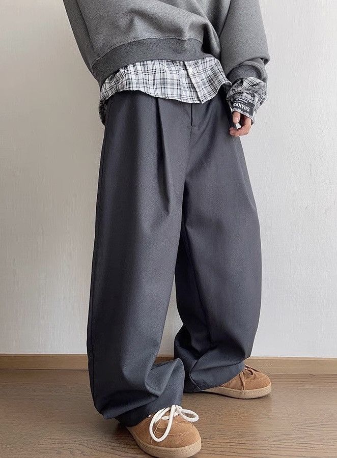 Japanese Brand × Vintage Cleanfit retro fashion cargo pleated baggy pants Size US 29 - 5 Thumbnail