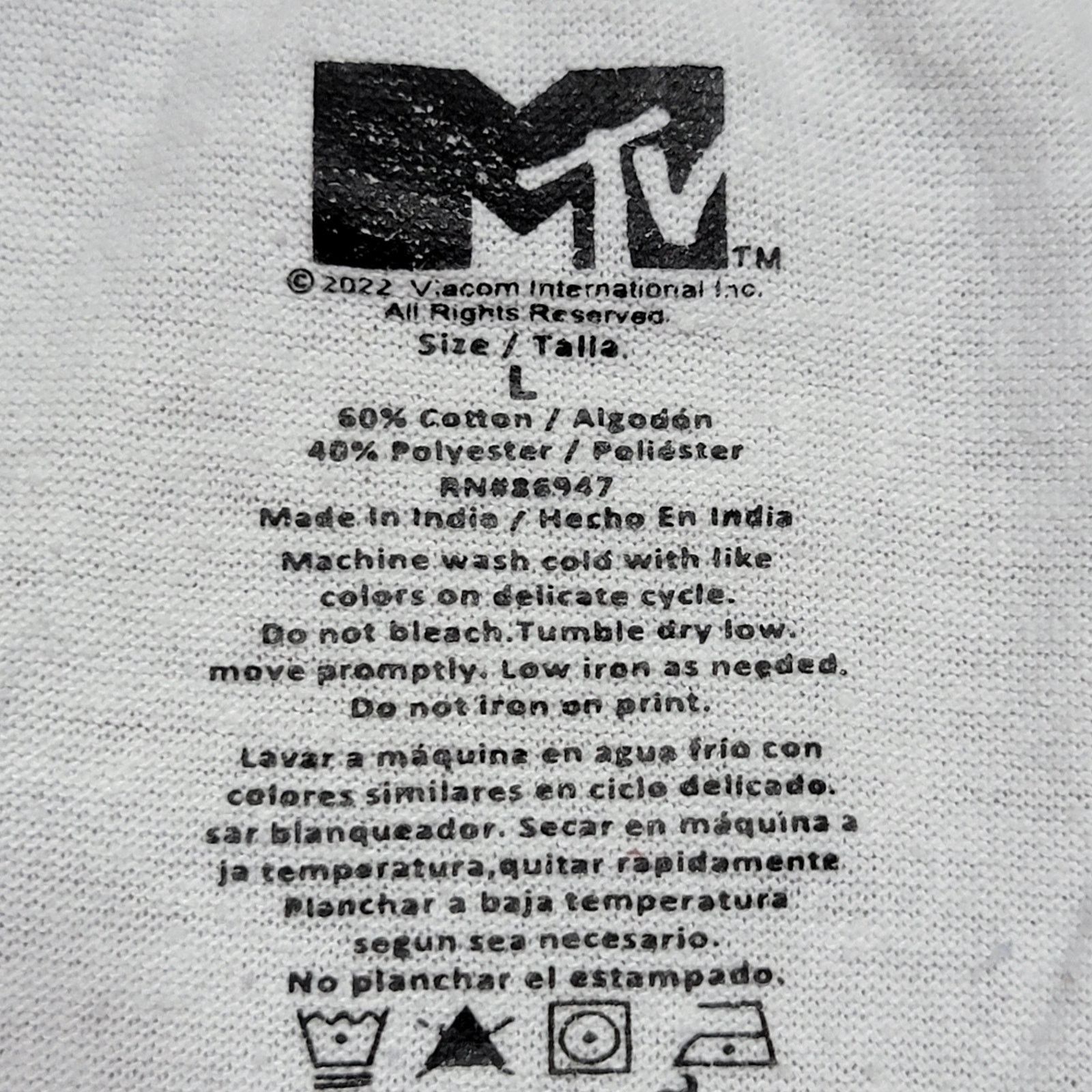 Mtv MTV White Tee "I Want My MTV" Fast Food - Size Small Size S / US 4 / IT 40 - 4 Thumbnail