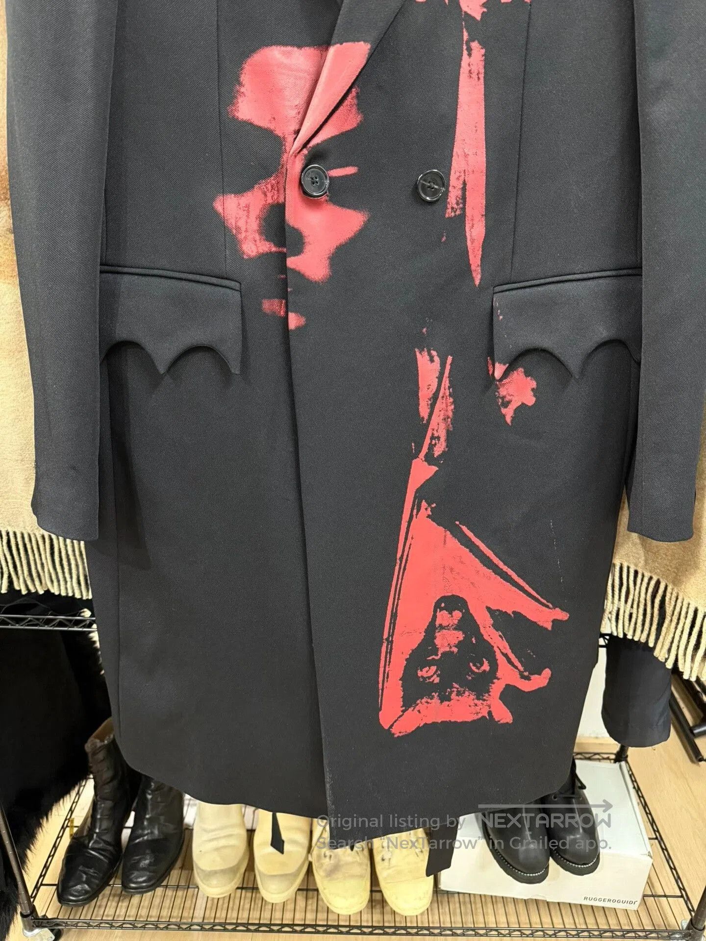 Raf Simons raf simons painted wool coat size 48. Size US L / EU 52-54 / 3 - 4 Thumbnail
