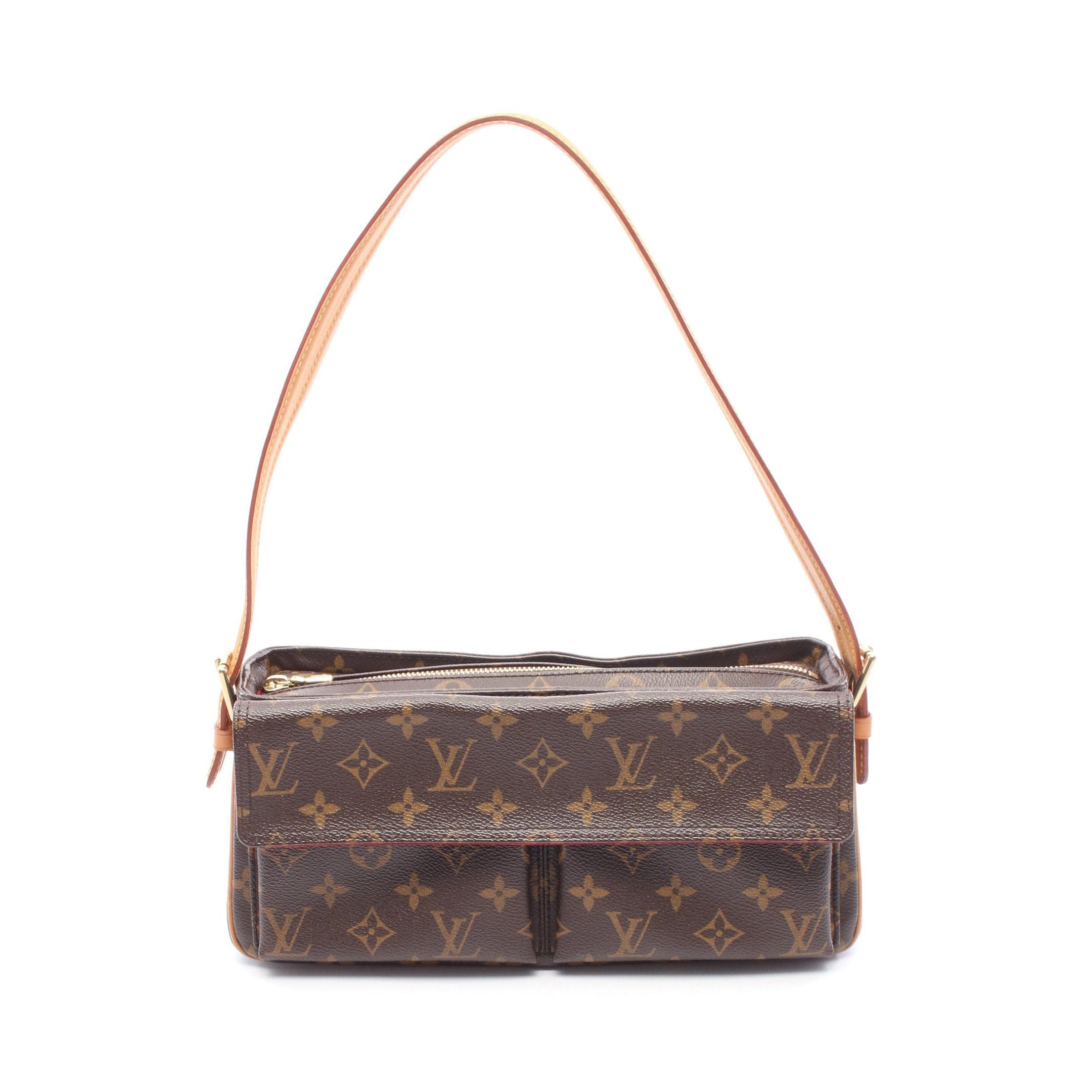 Louis Vuitton Louis Vuitton Vivacite Mm Monogram Shoulder Bag Leather Brown Size ONE SIZE - 1 Thumbnail