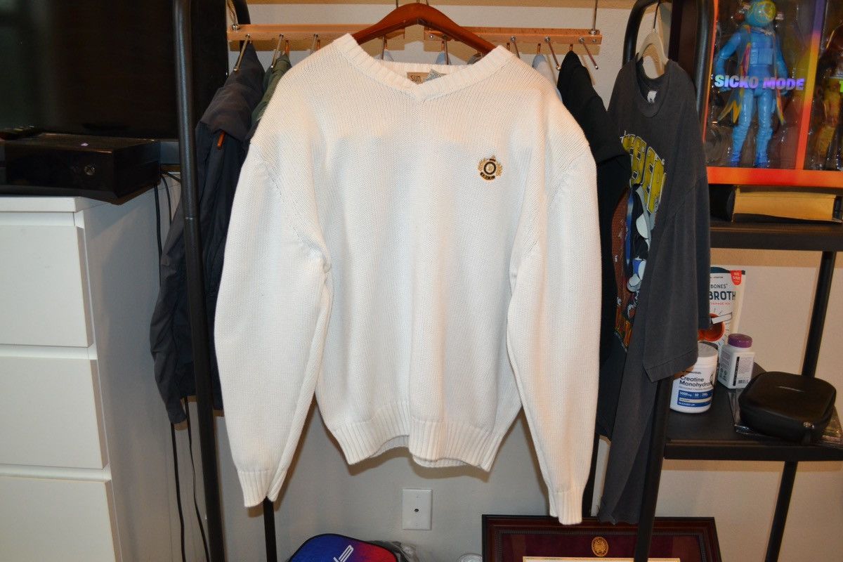 Vintage Sun River shops Knit Crewneck Sweater