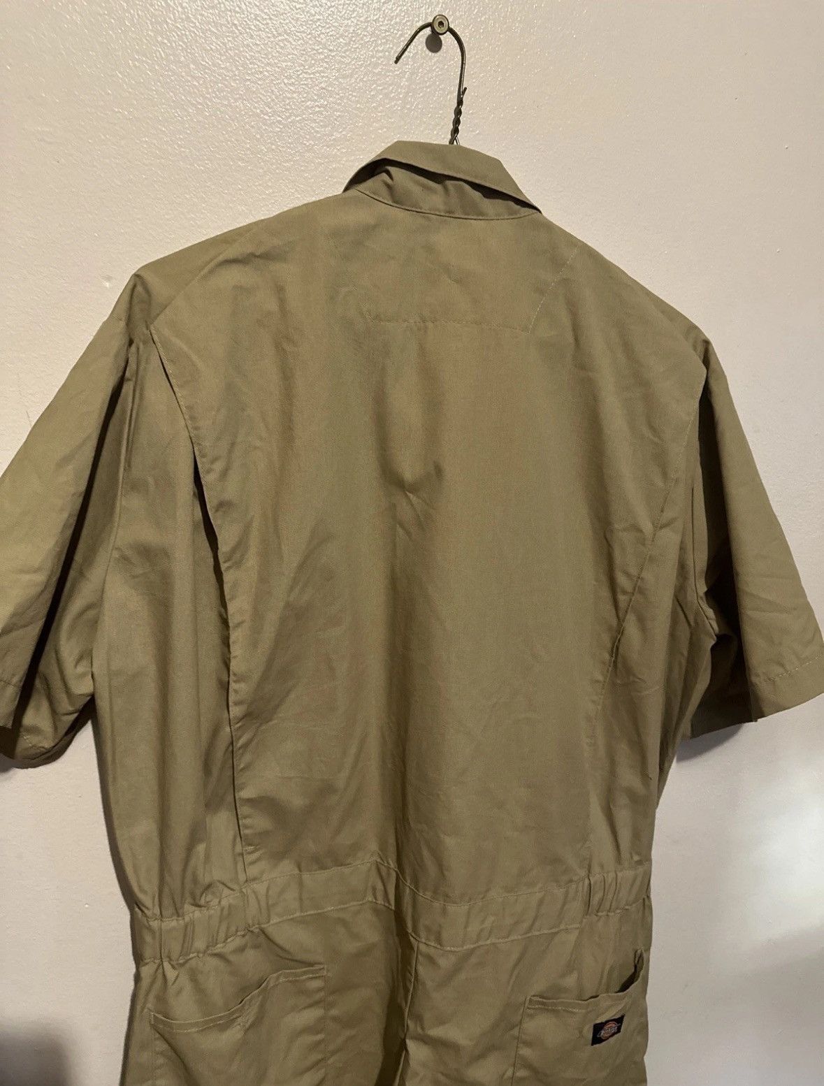 Dickies Dickies Mens Coverall Solid Beige Size XL Short Sleeve Size US 36 / EU 52 - 3 Thumbnail