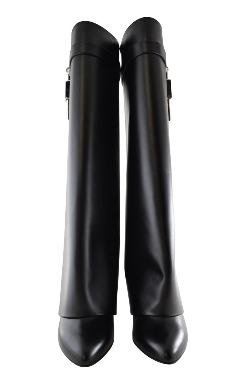 Givenchy Givenchy Shark Lock Pant Knee High Heel Wedge Tall Boots 42 Size US 12 / IT 42 - 9 Thumbnail