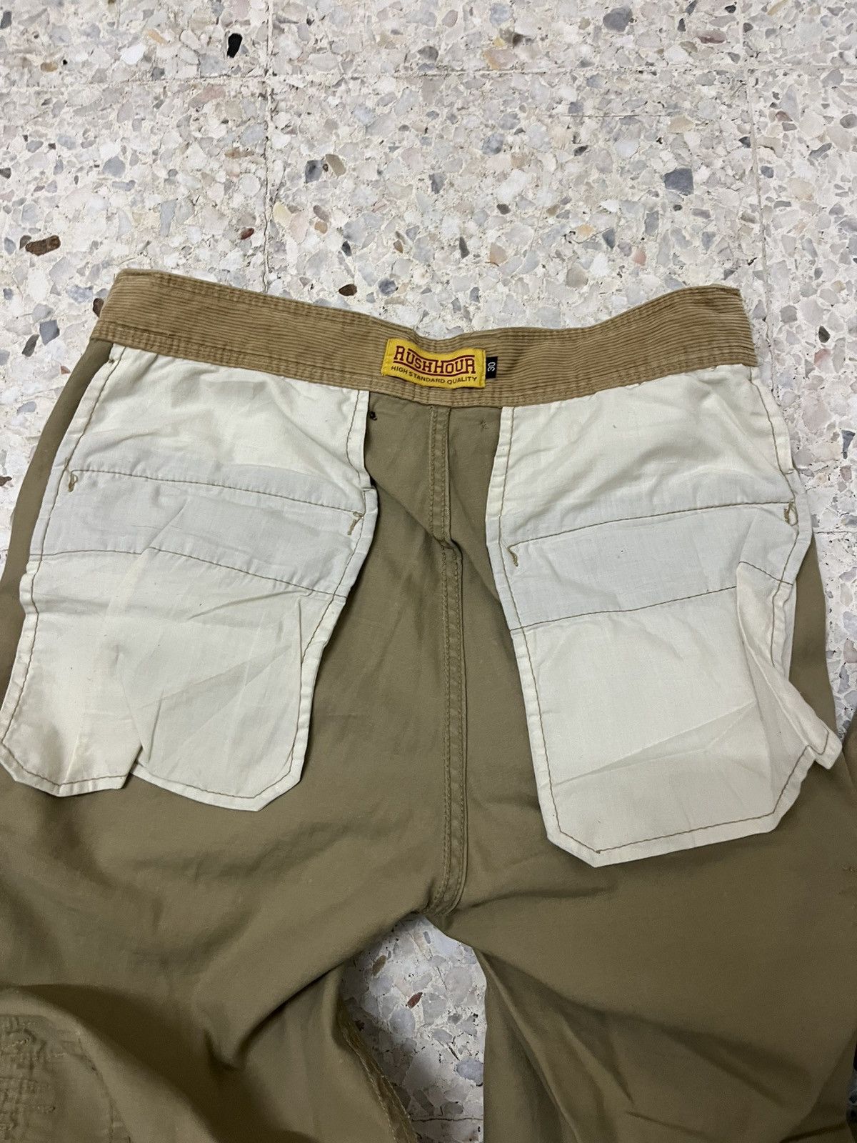 Vintage Japanese brand Rush Hour cargo patch work Size US 31 - 18 Thumbnail