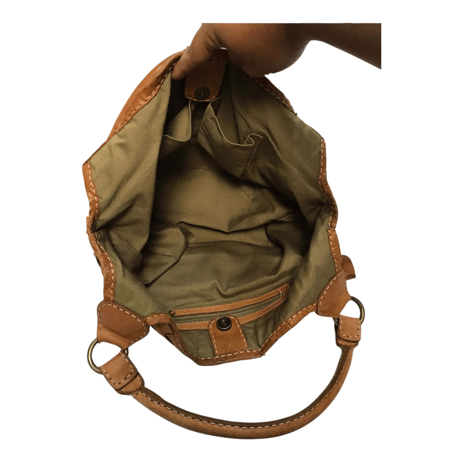 Leather Leather Brown Bag Size ONE SIZE - 6 Thumbnail