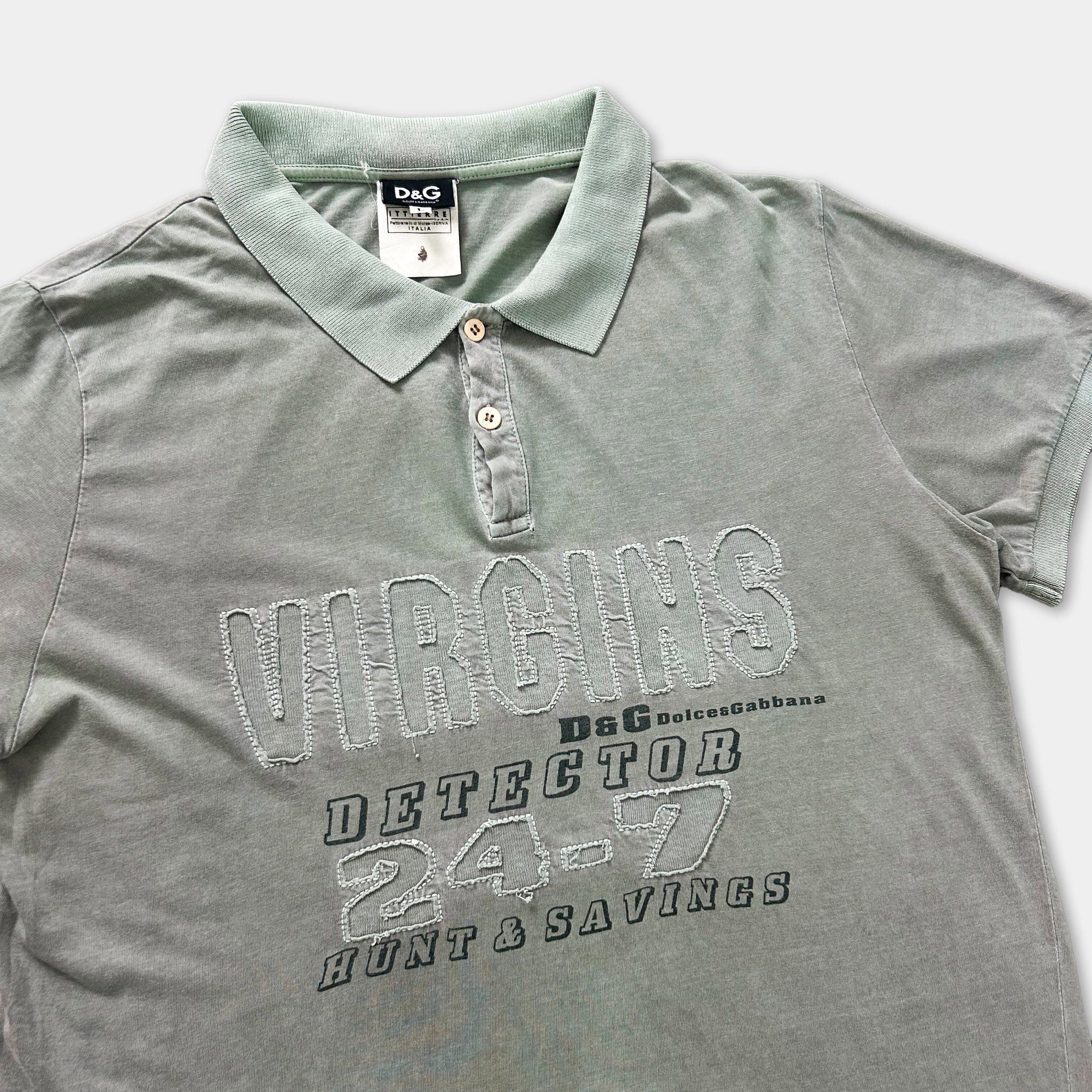 Dolce & Gabbana Dolce & Gabbana Virgin Detector Polo Shirt Size US M / EU 48-50 / 2 - 2 Thumbnail