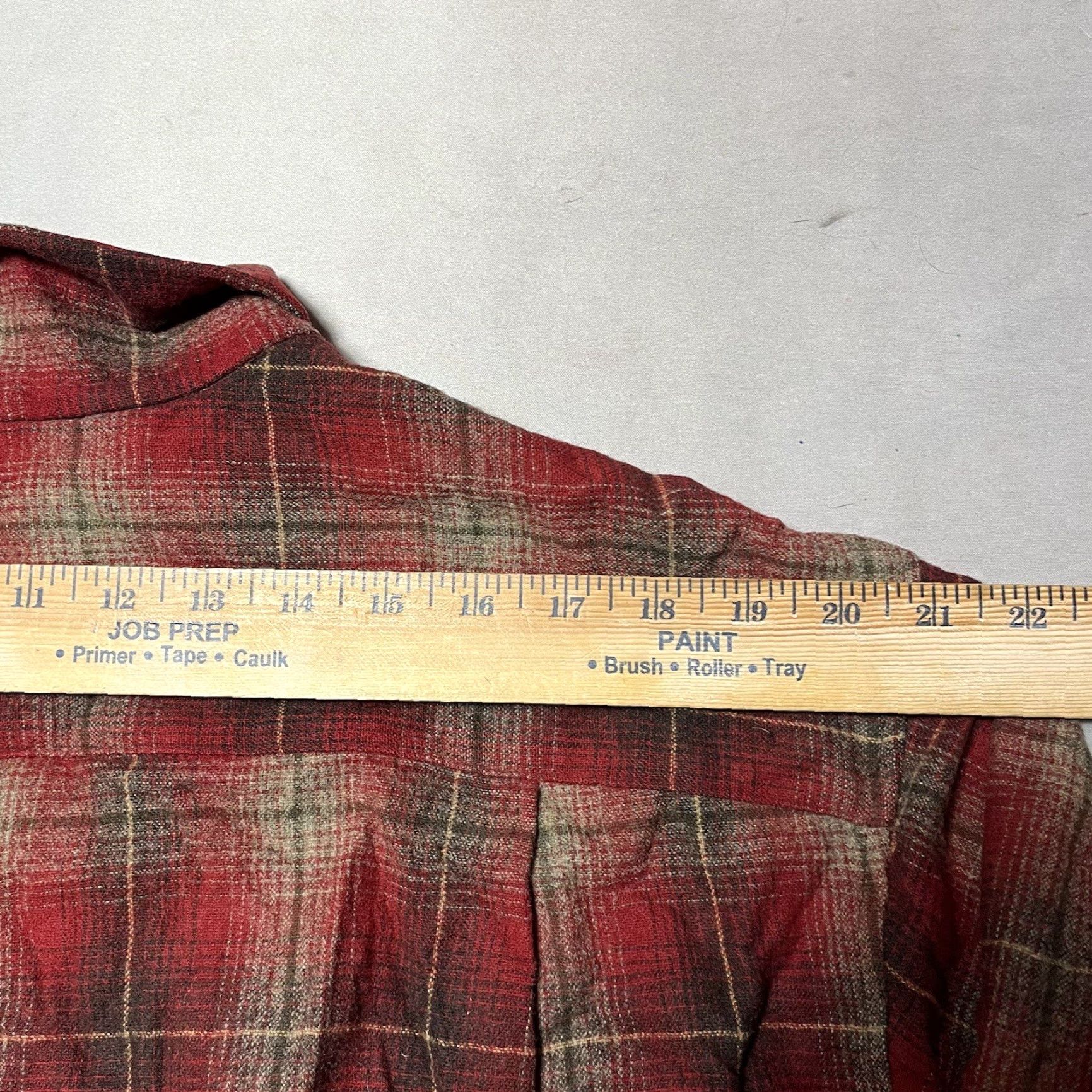 Pendleton VINTAGE Pendleton Board Shirt Wool Plaid Flannel Button-Up Large Red Mens Size US L / EU 52-54 / 3 - 8 Thumbnail