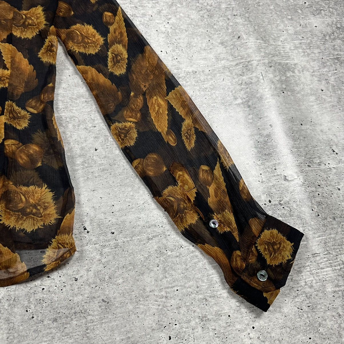 Dolce & Gabbana Vintage Dolce & Gabbana Buttoned Down Shirt Chestnut Pattern Size M / US 6-8 / IT 42-44 - 14 Thumbnail