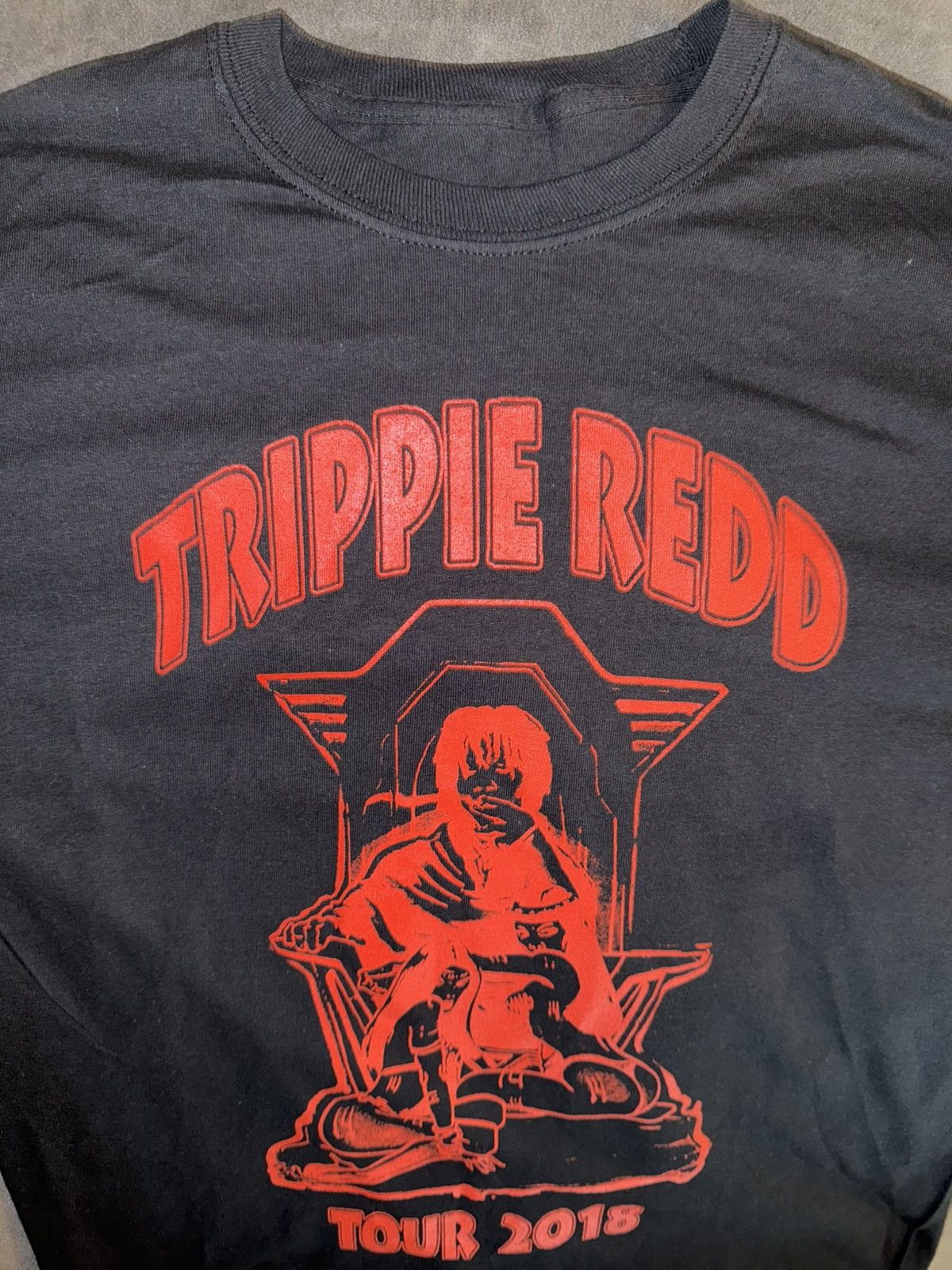 Trippie Redd Trippie Redd L/S tee t-shirt “Tour 2018, 1400” New DS Mint! Size US M / EU 48-50 / 2 - 3 Thumbnail