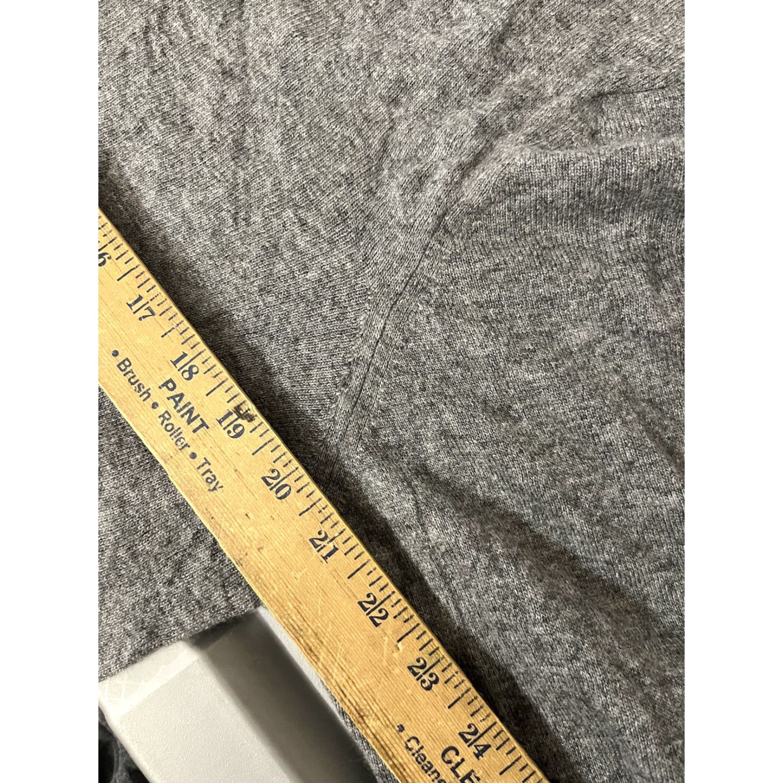 Vintage Filippo Riberti 1/4 Zip Sweater Men 2XL Heather Gray Pullover Wool Cashmere Mock Neck Zipper All Seasons Classic Outdoor Preppy Size US XXL / EU 58 / 5 - 7 Thumbnail