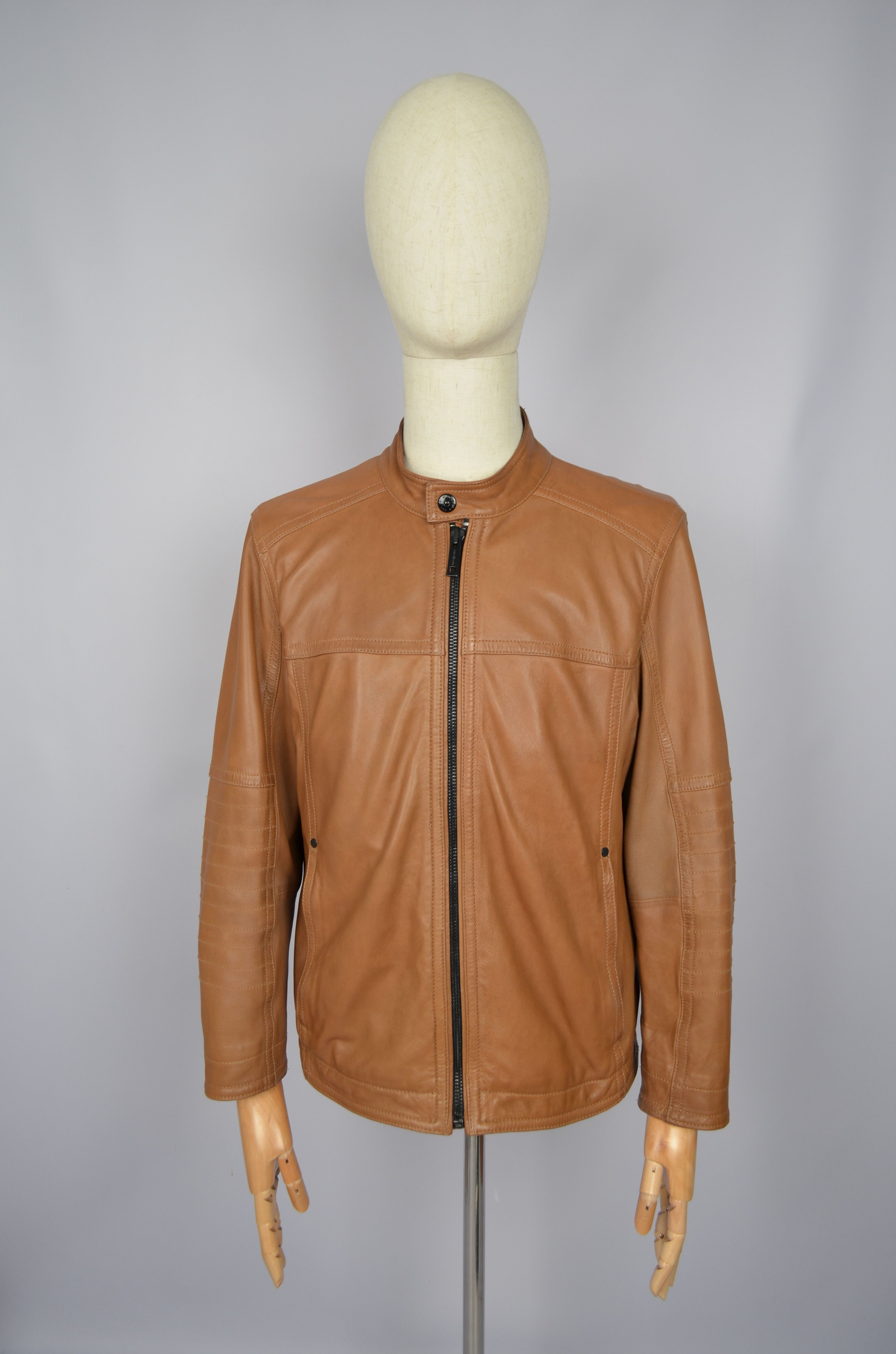 Designer × Strellson Strellson Leather Jacket Cognac Brown Size M Luxury VGC Size US M / EU 48-50 / 2 - 5 Thumbnail