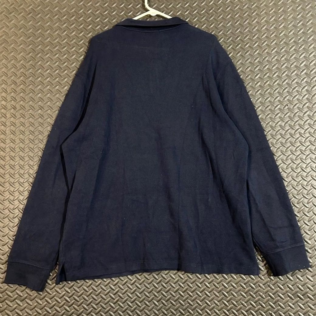 Polo Ralph Lauren Polo Ralph Lauren Sweatshirt Men's XXL Navy 1/4 Zip Pullover Red Pony Logo Size US XXL / EU 58 / 5 - 2 Thumbnail
