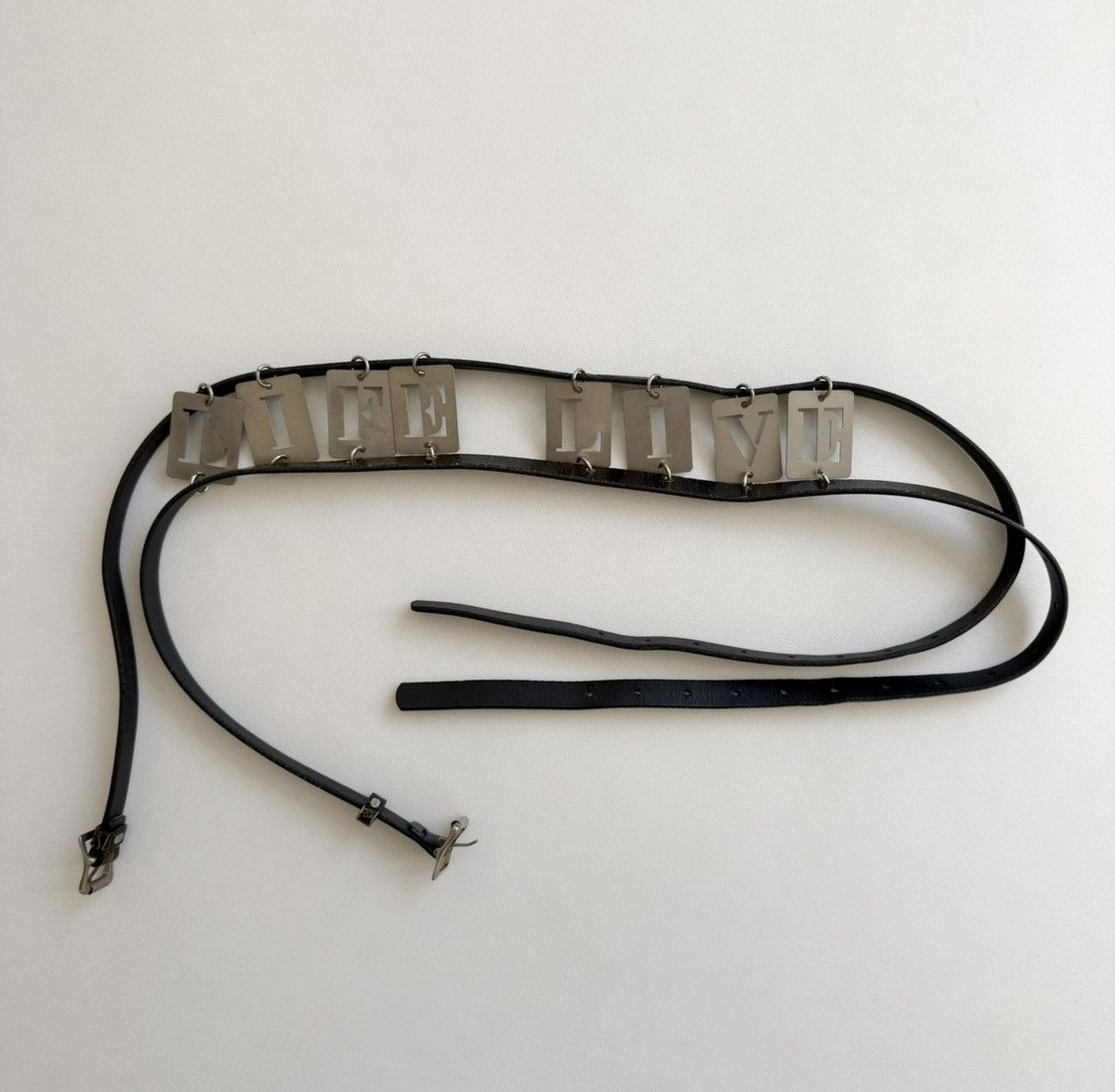 Ann Demeulemeester S/S 03 Metal Letters Double Belt Size ONE SIZE - 3 Thumbnail