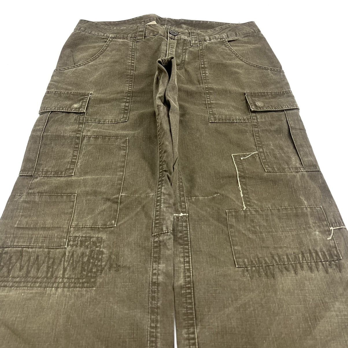 20471120 × General Research × Japanese Brand 1990s 291295 Homme Patchworks LGB Style Multipocket Pants Size US 30 / EU 46 - 3 Thumbnail